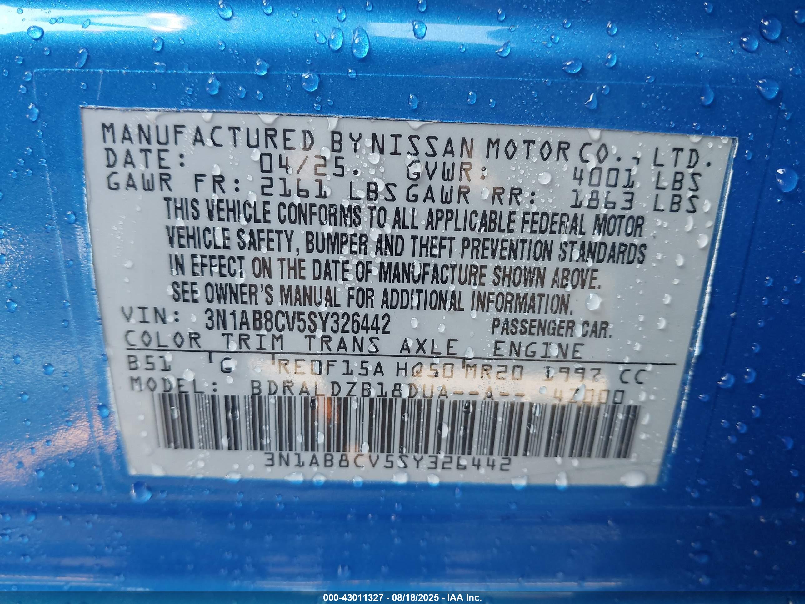 NISSAN SENTRA image 9