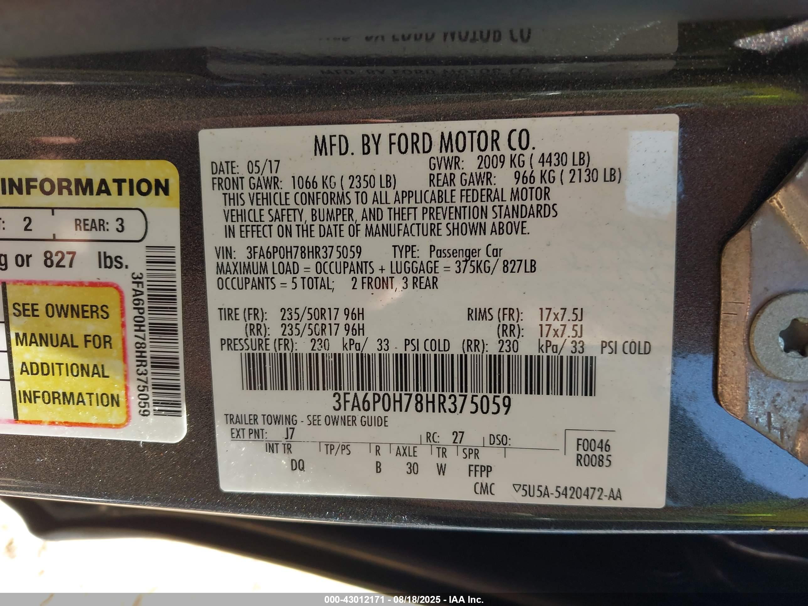 FORD FUSION image 9