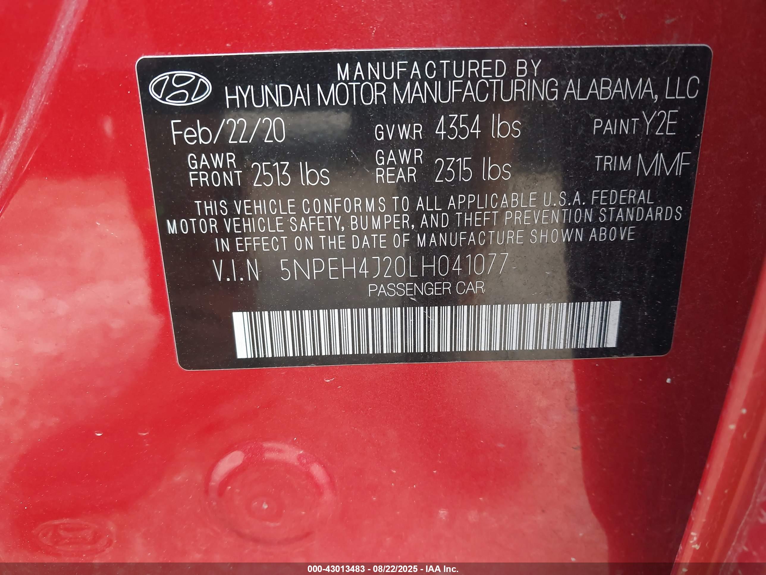 HYUNDAI SONATA image 9