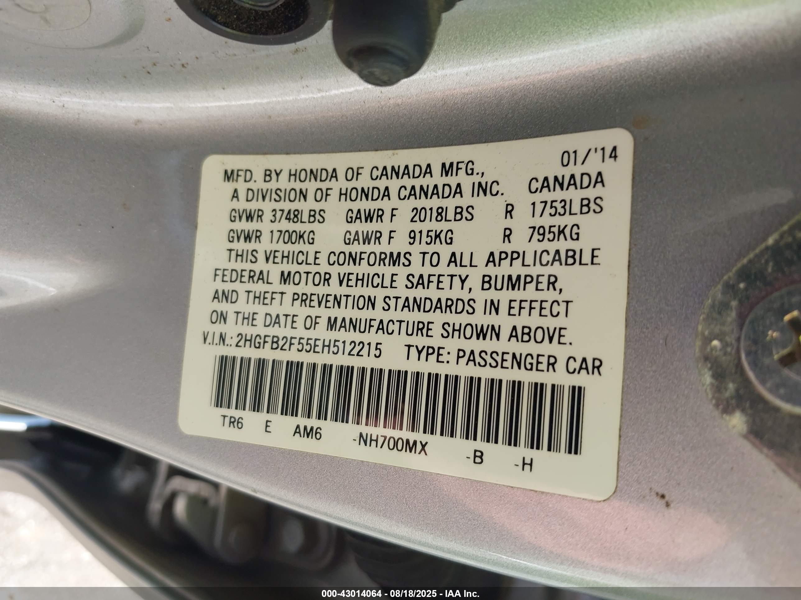 HONDA CIVIC image 9