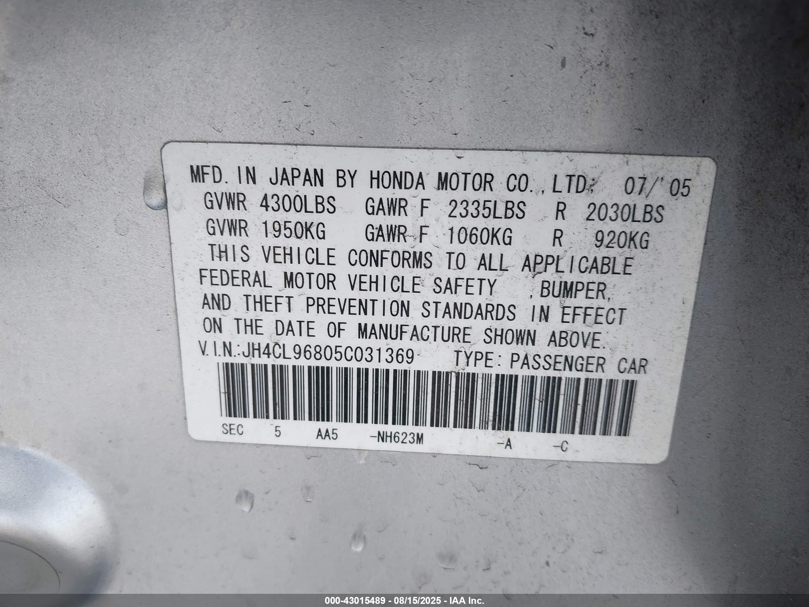 ACURA TSX image 9