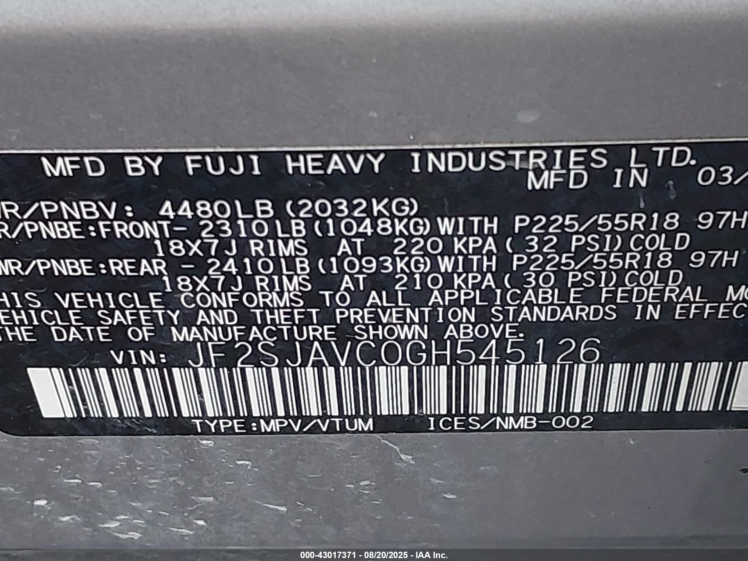SUBARU FORESTER image 9