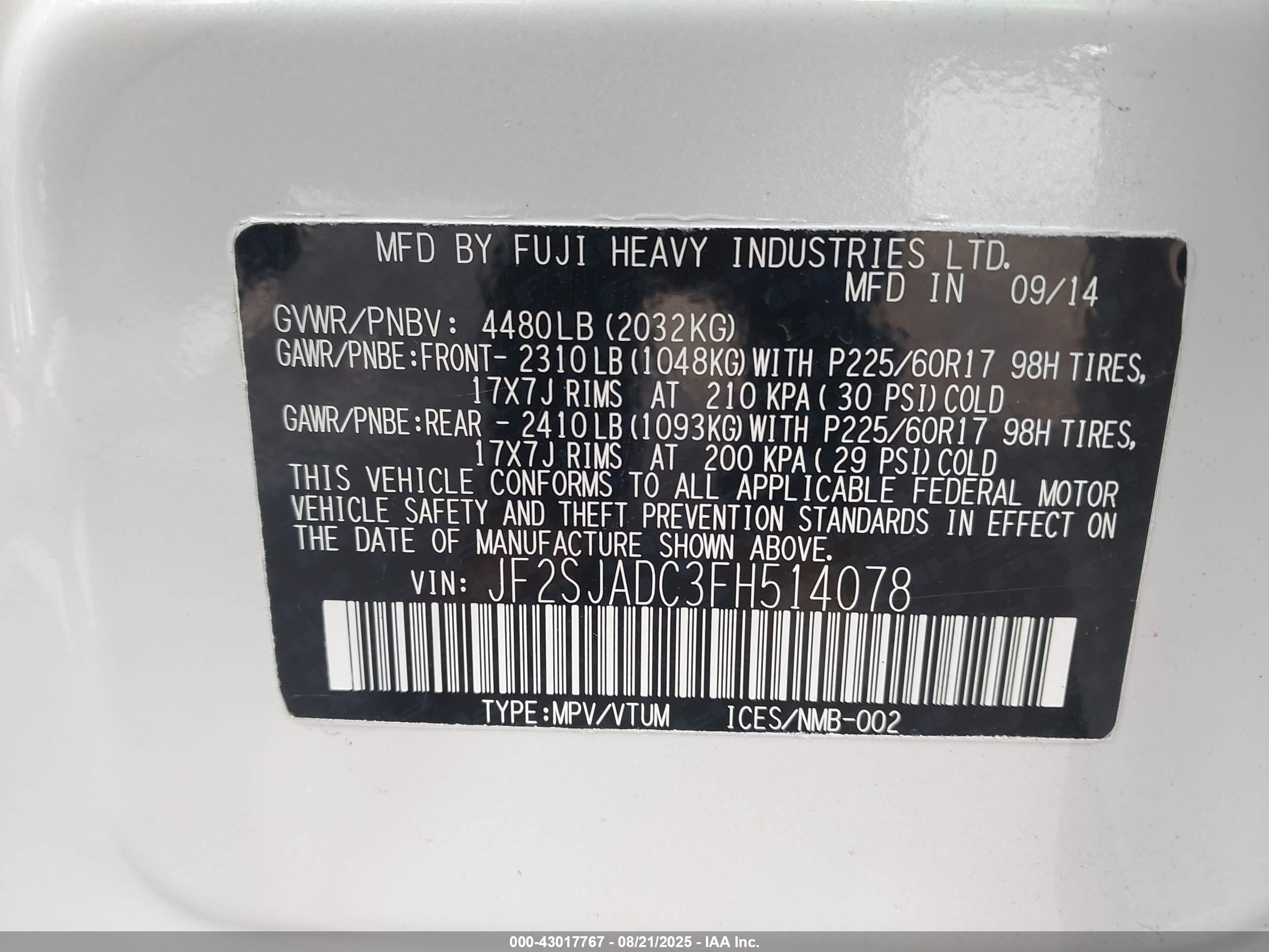 SUBARU FORESTER image 9