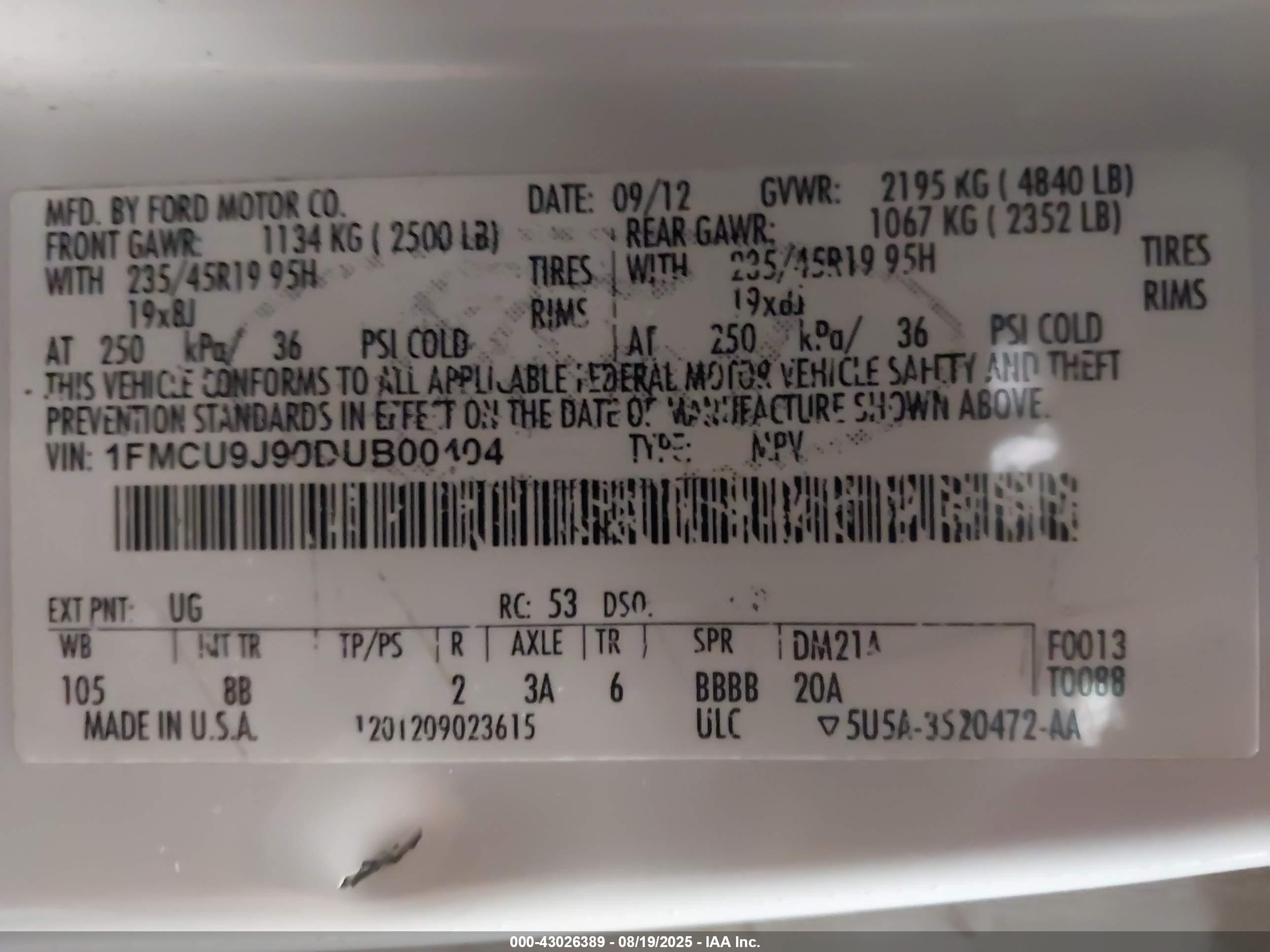 FORD ESCAPE image 9