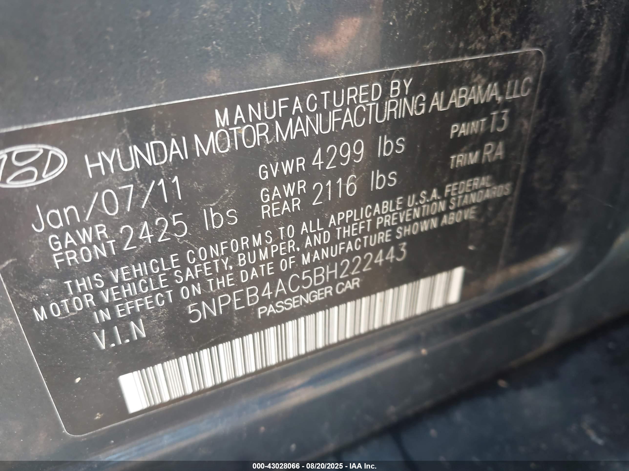 HYUNDAI SONATA image 9