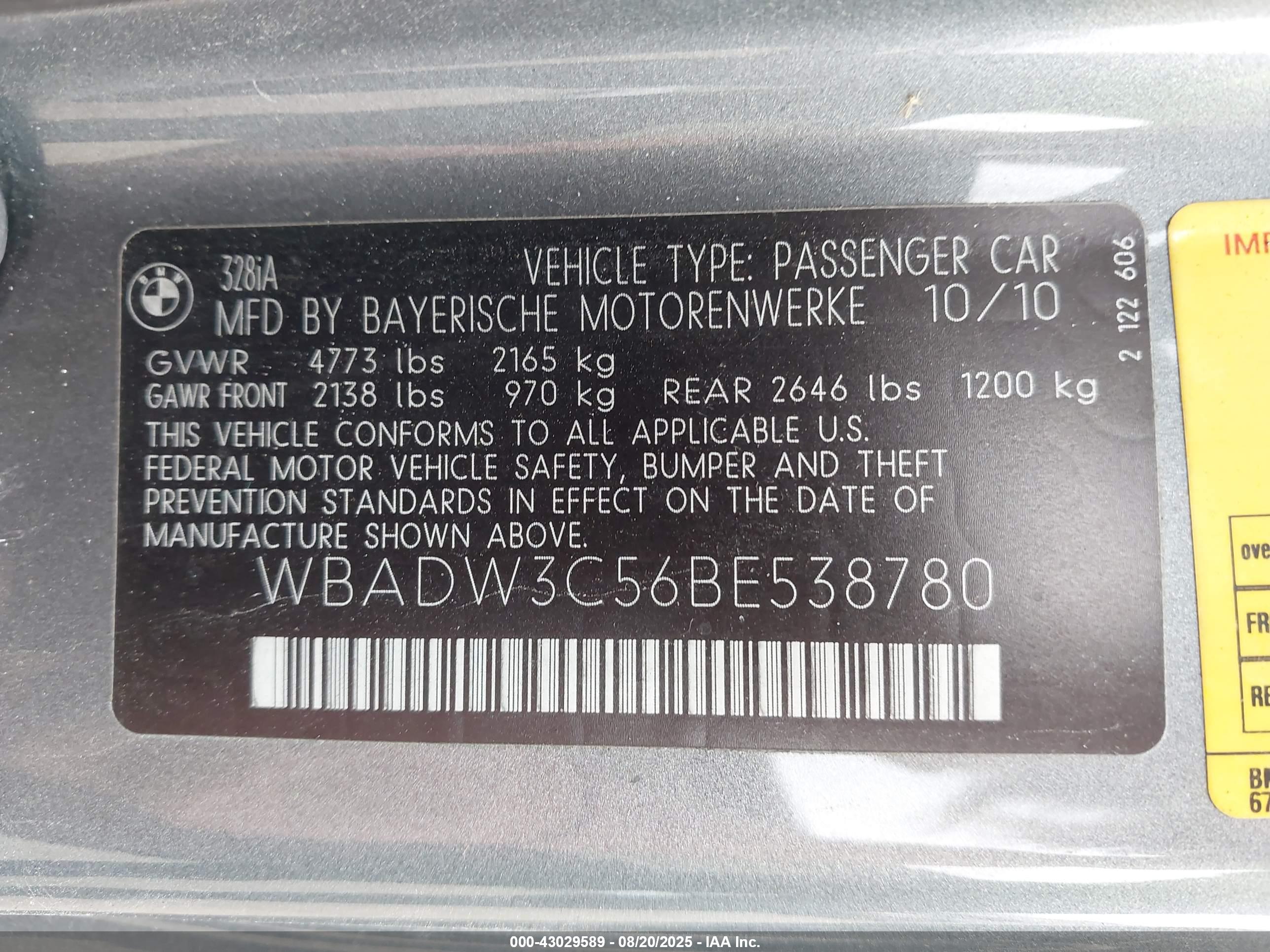 BMW 328I image 9