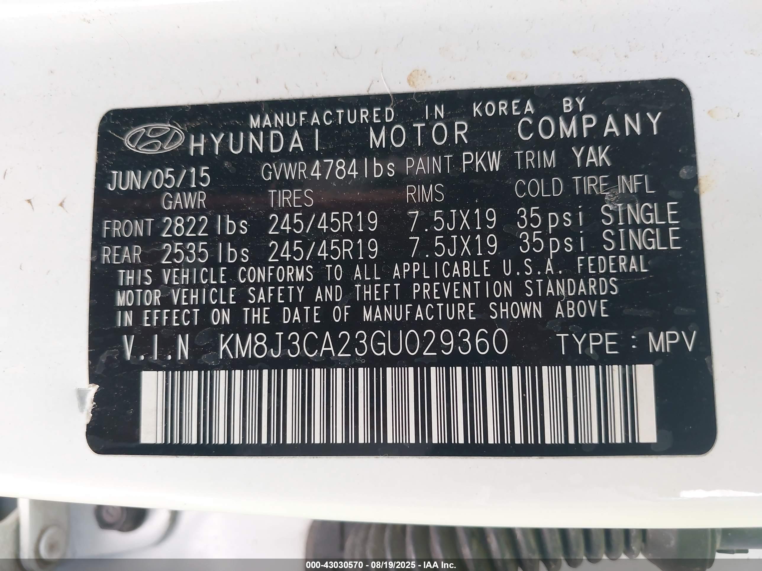 HYUNDAI TUCSON image 9