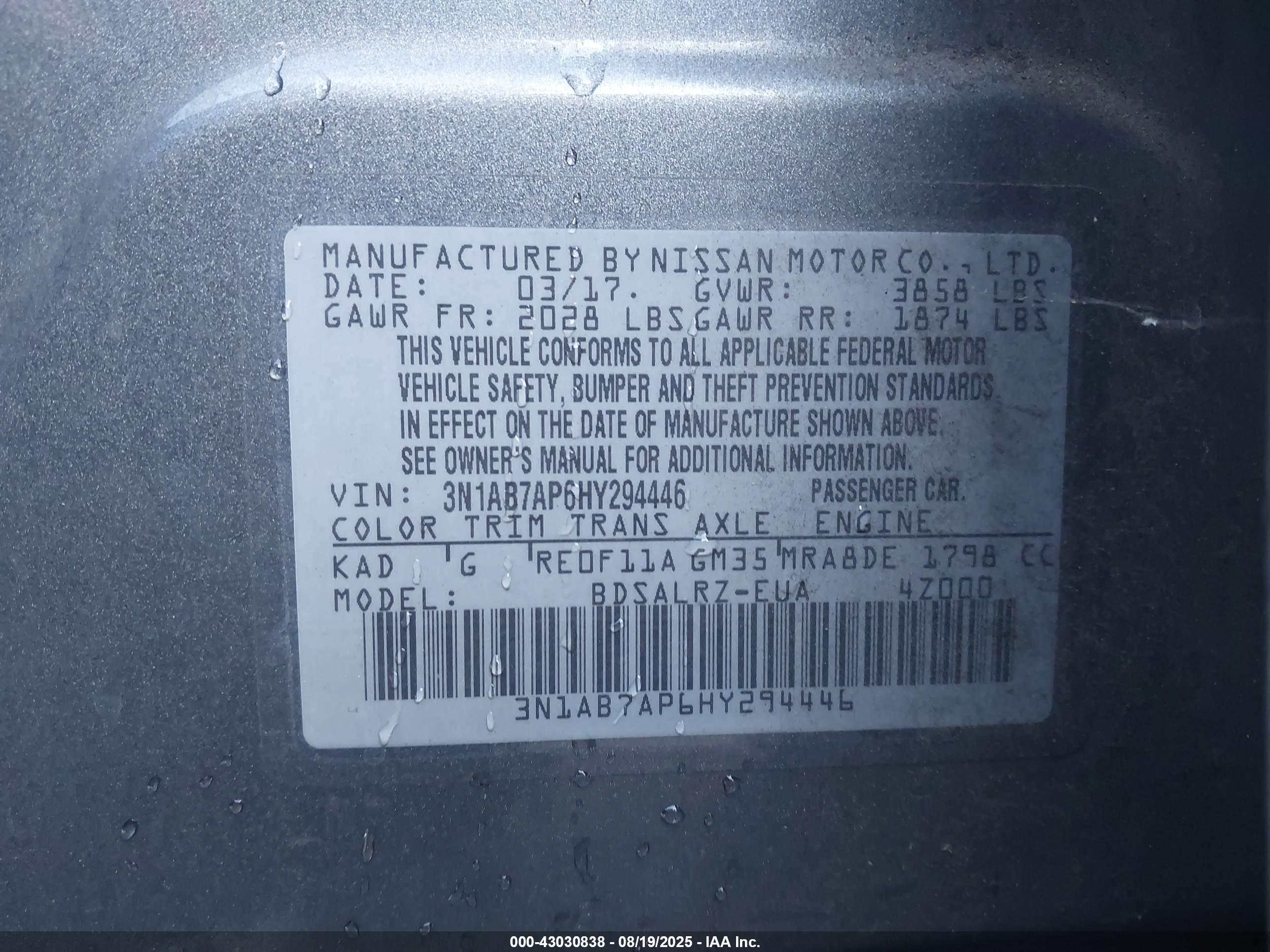 NISSAN SENTRA image 9