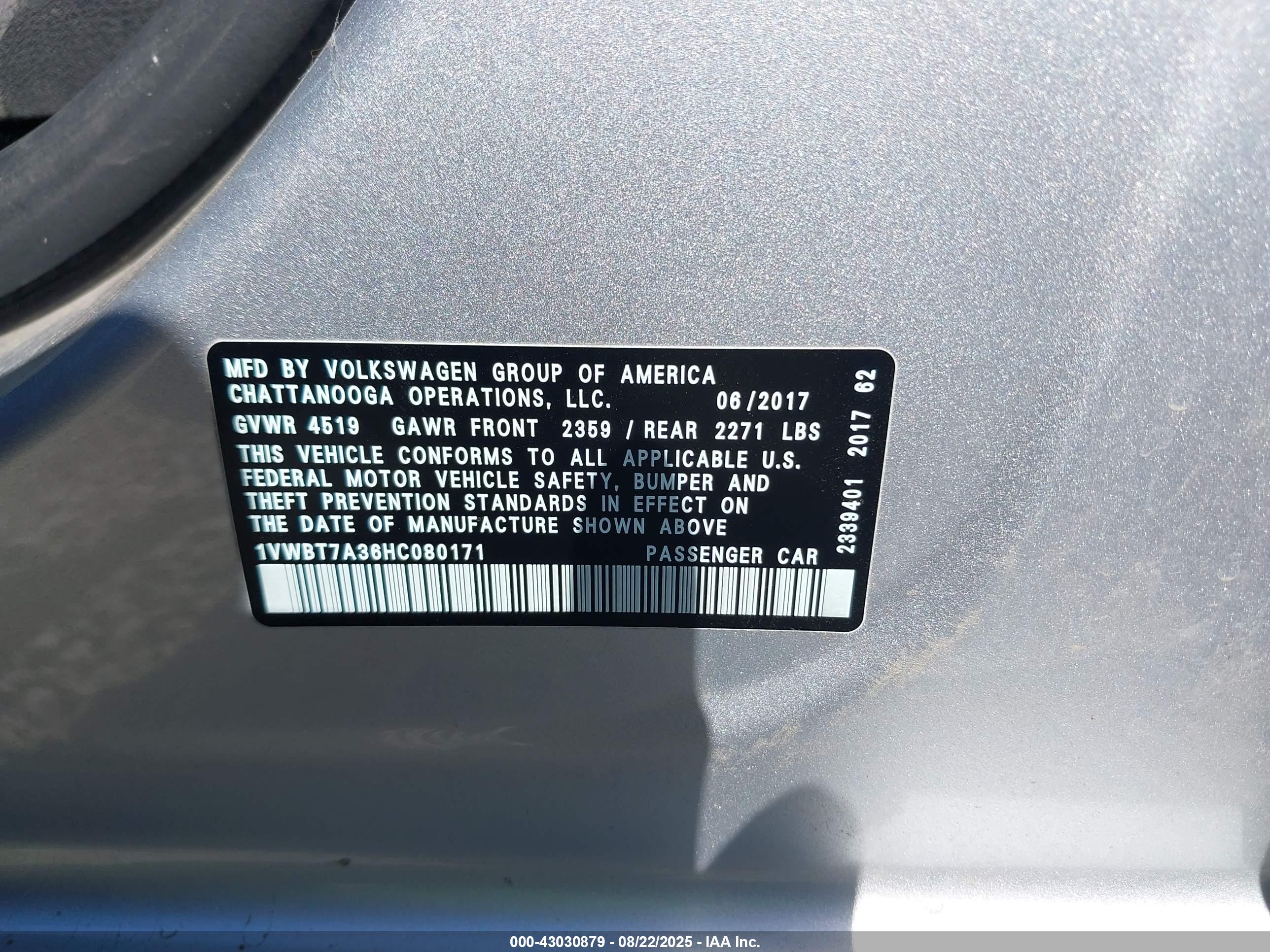 VOLKSWAGEN PASSAT image 9