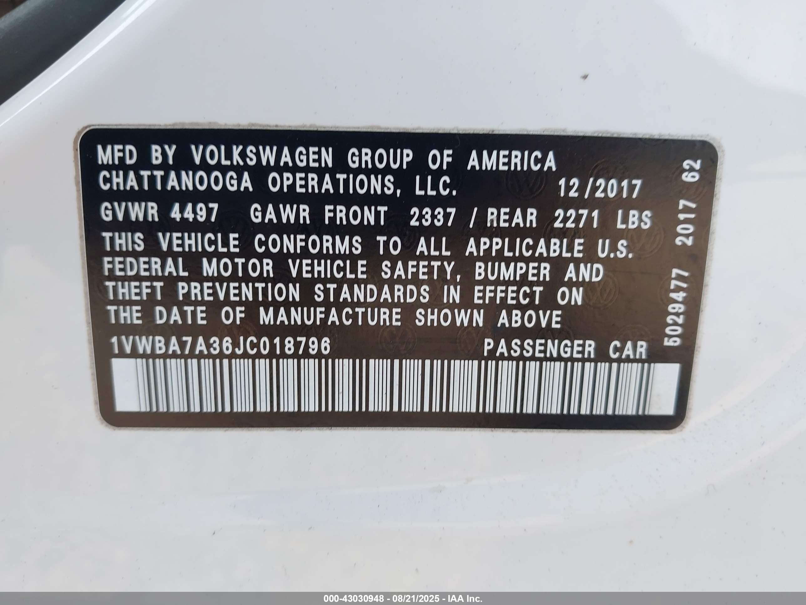 VOLKSWAGEN PASSAT image 9