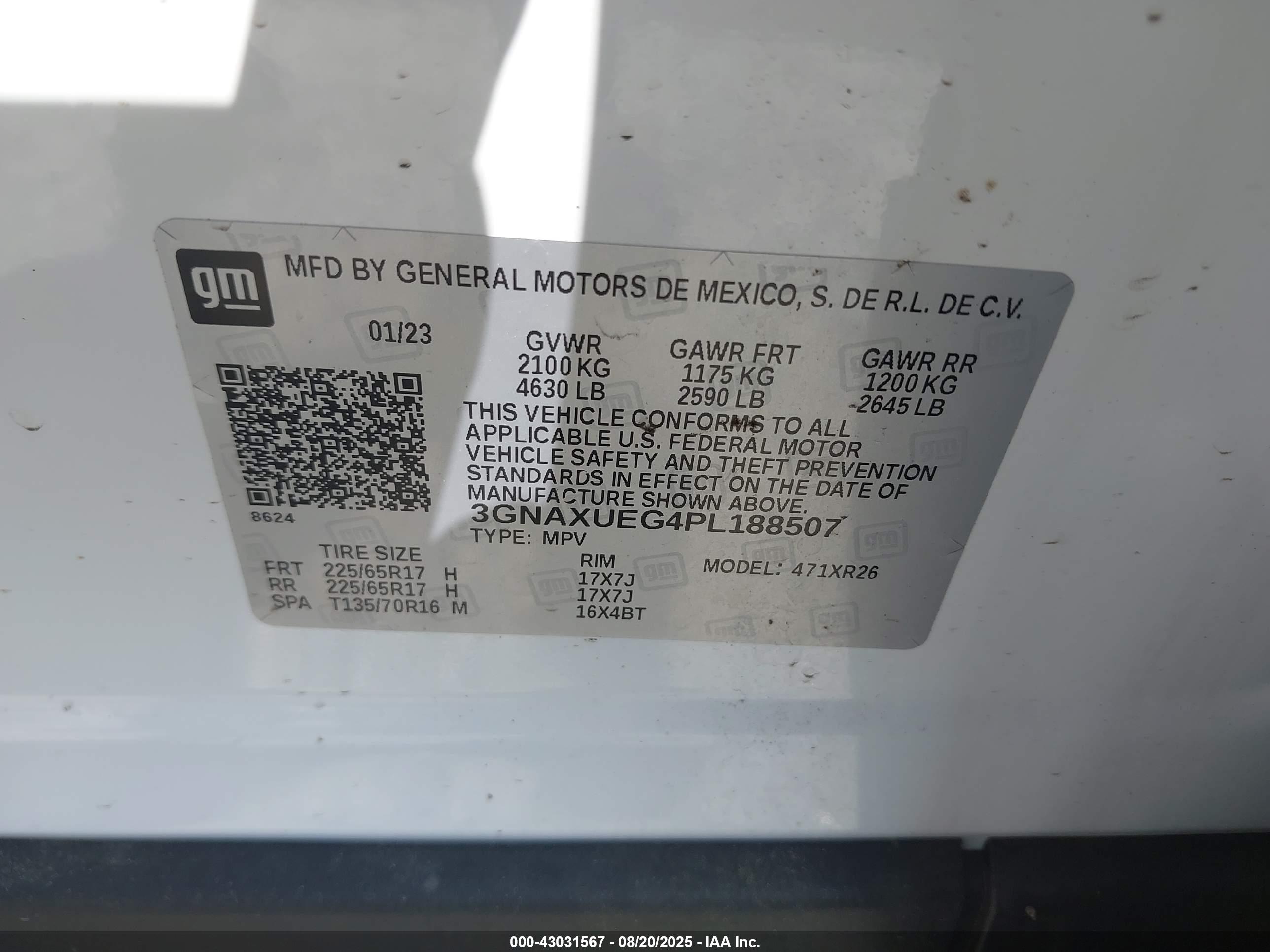 CHEVROLET EQUINOX image 9