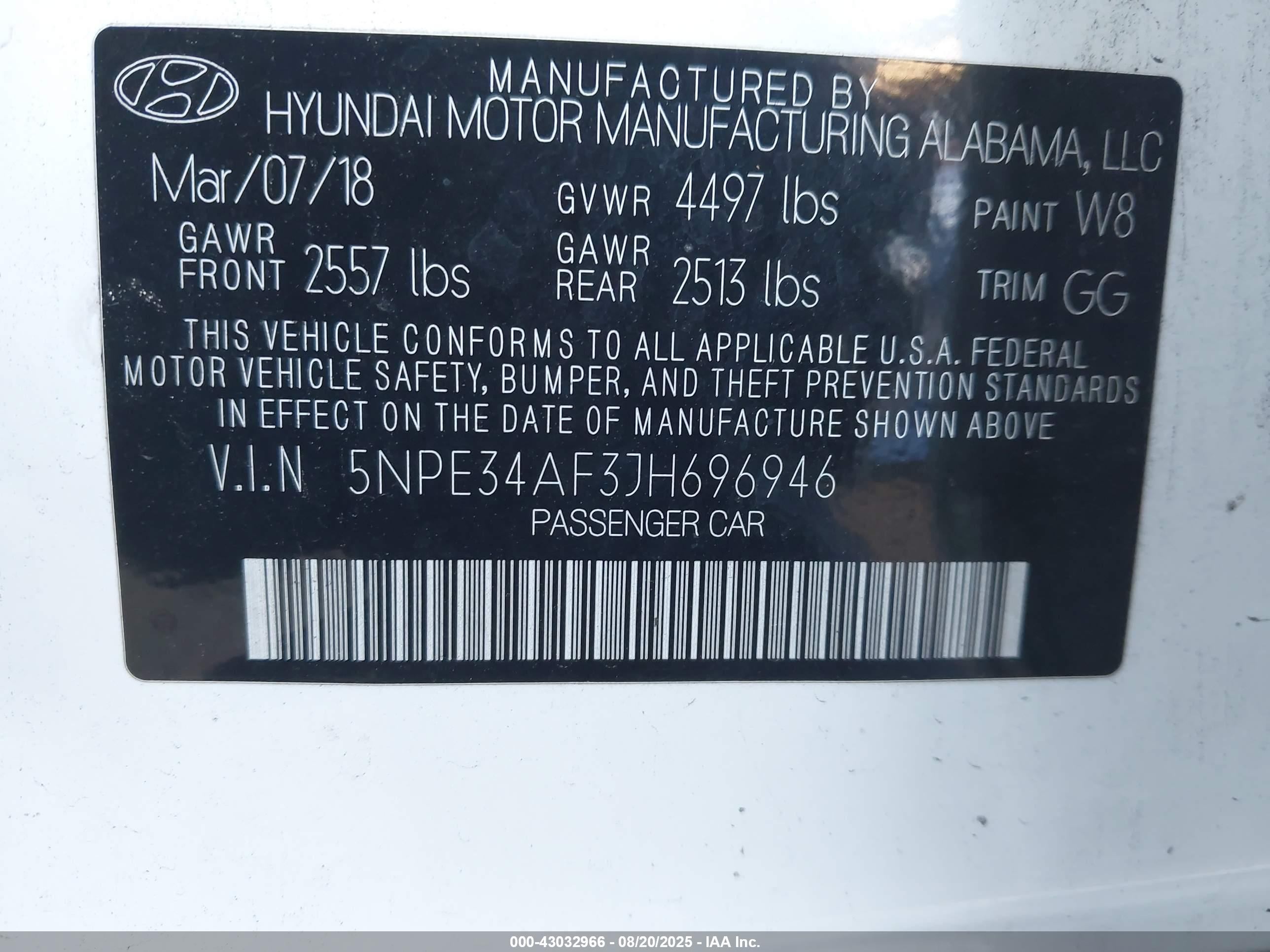 HYUNDAI SONATA image 9