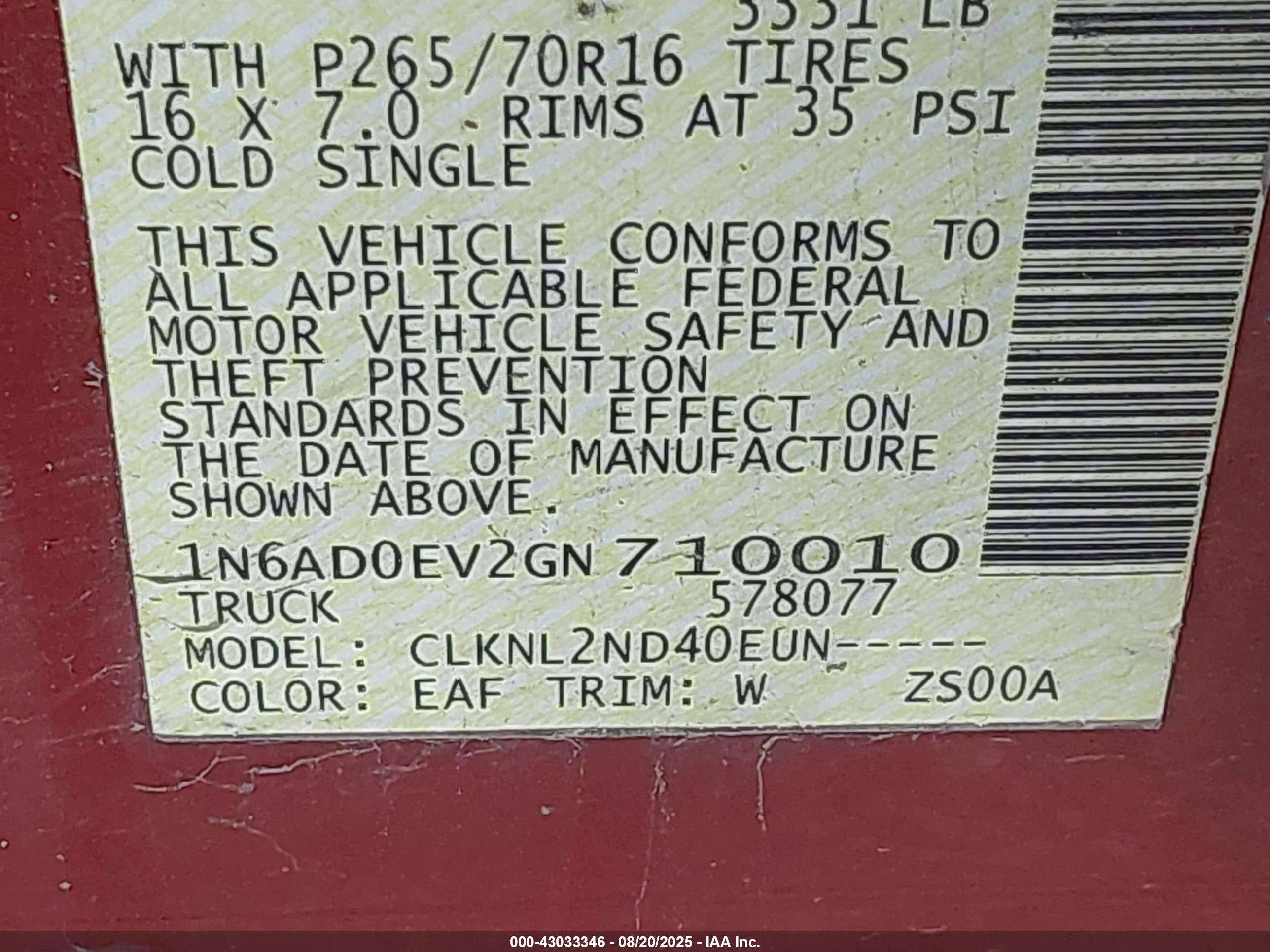 NISSAN FRONTIER image 9