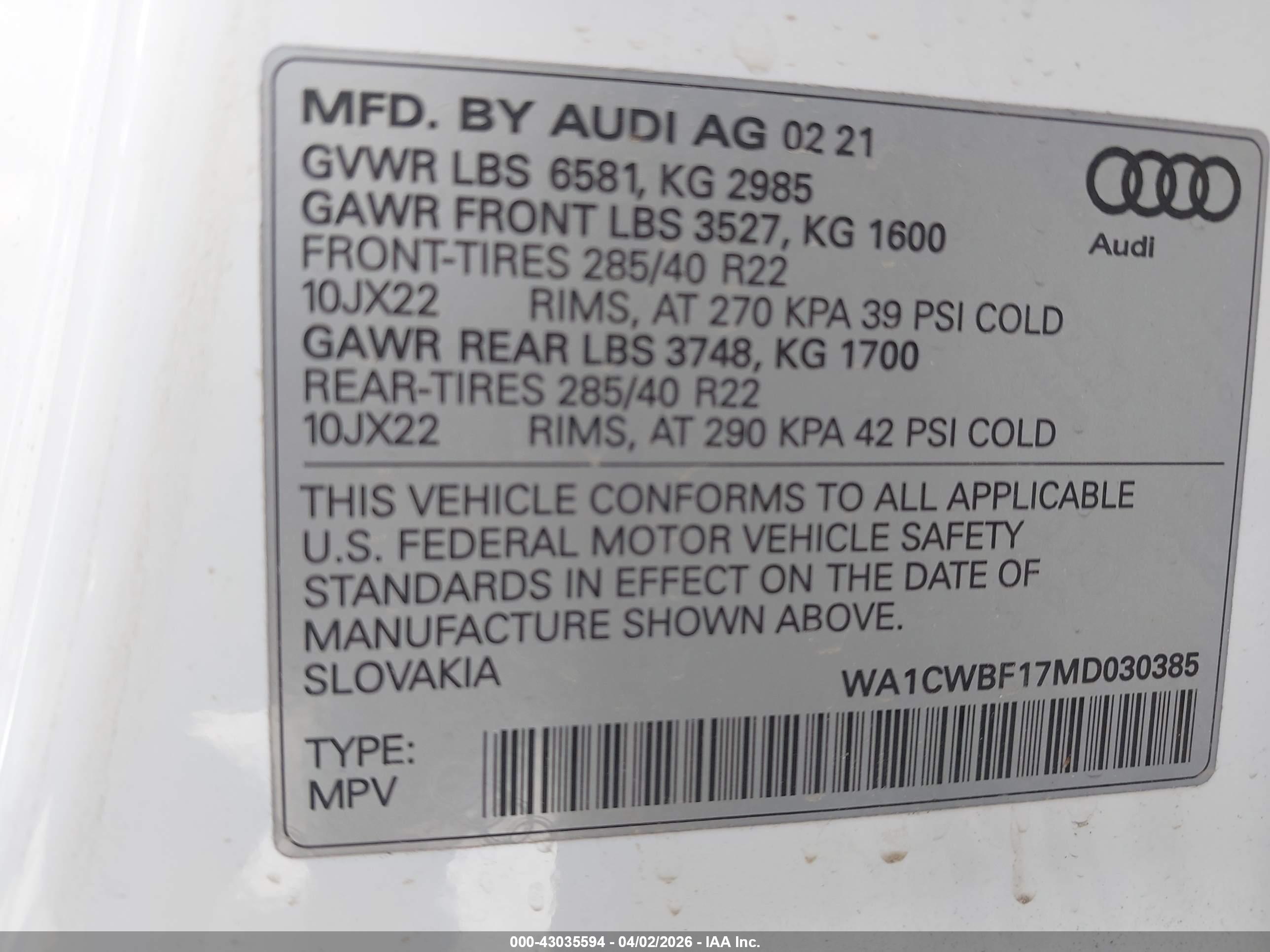 AUDI SQ8 image 9