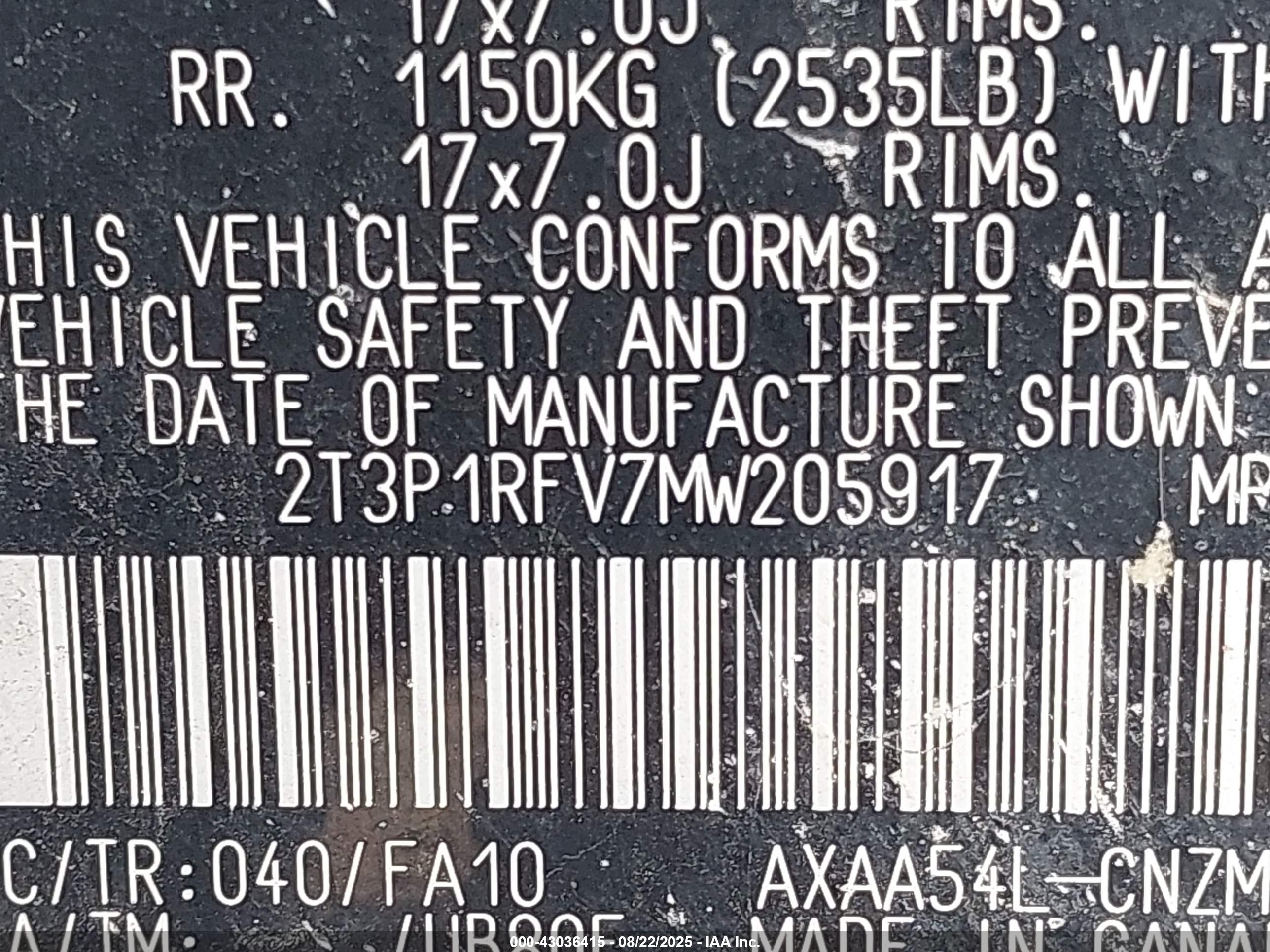 TOYOTA RAV4 image 9