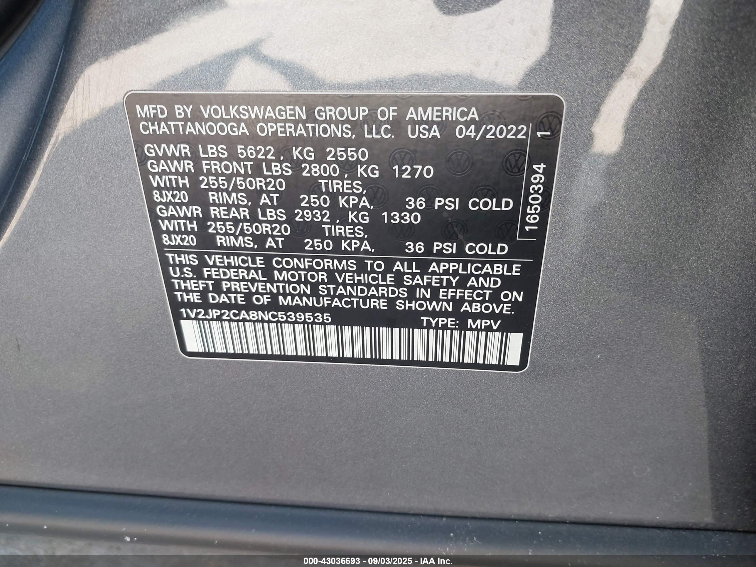 VOLKSWAGEN ATLAS image 9
