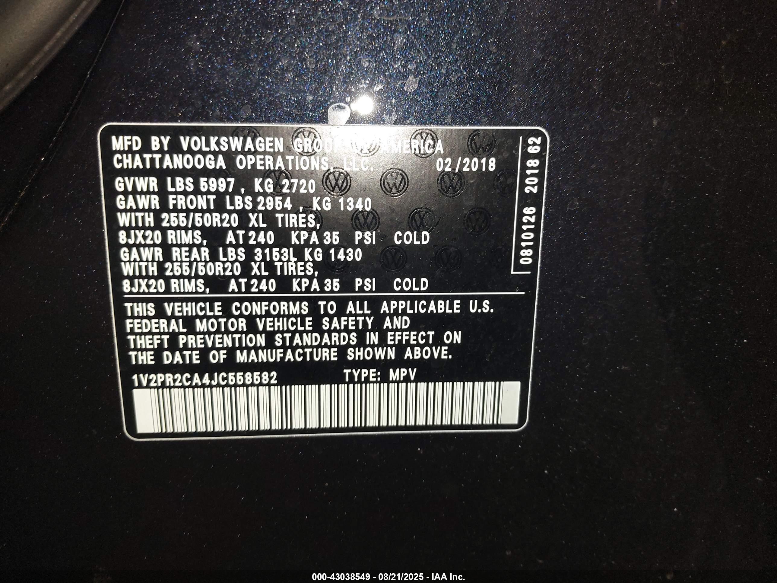 VOLKSWAGEN ATLAS image 9