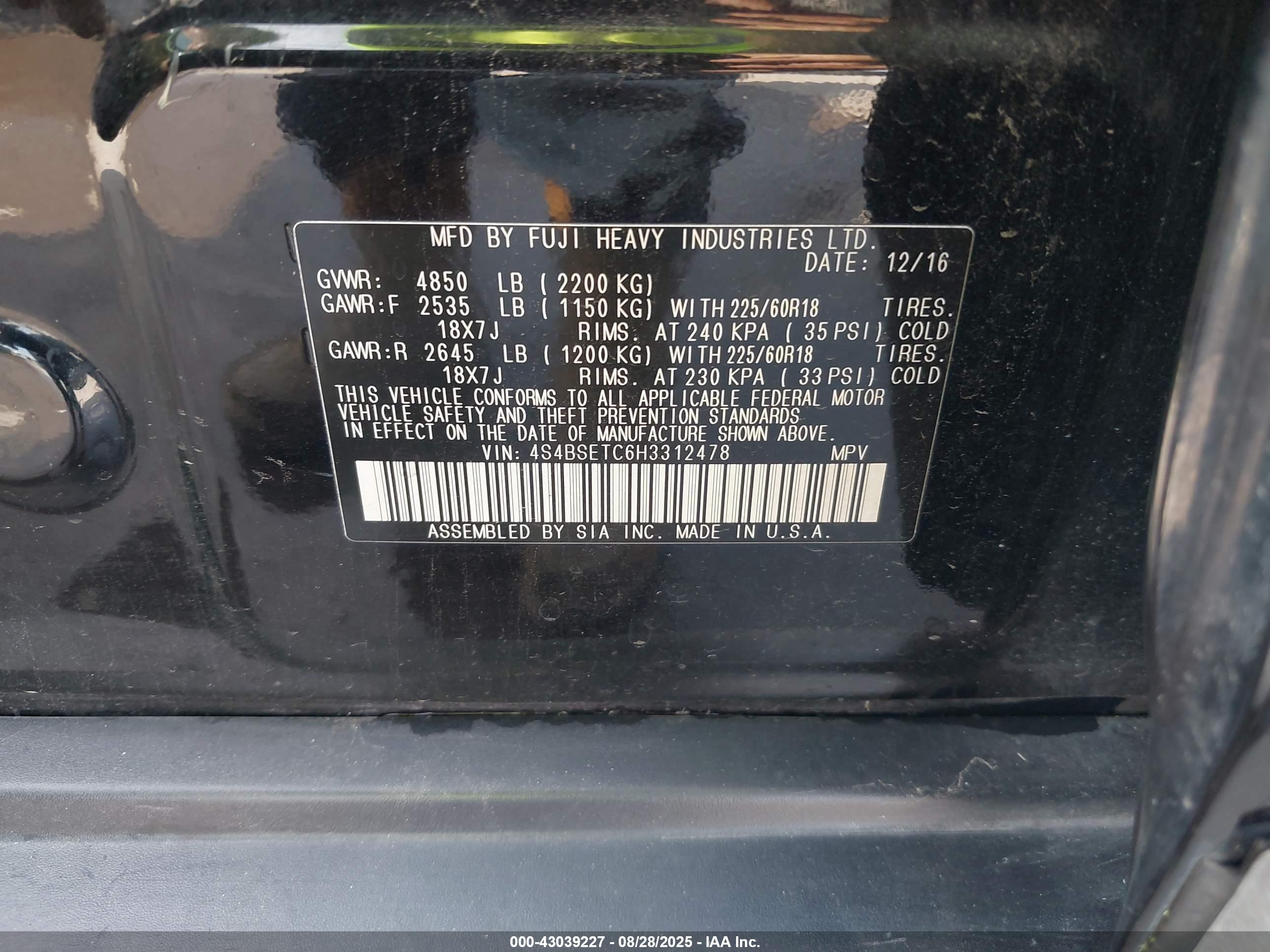 SUBARU OUTBACK image 9