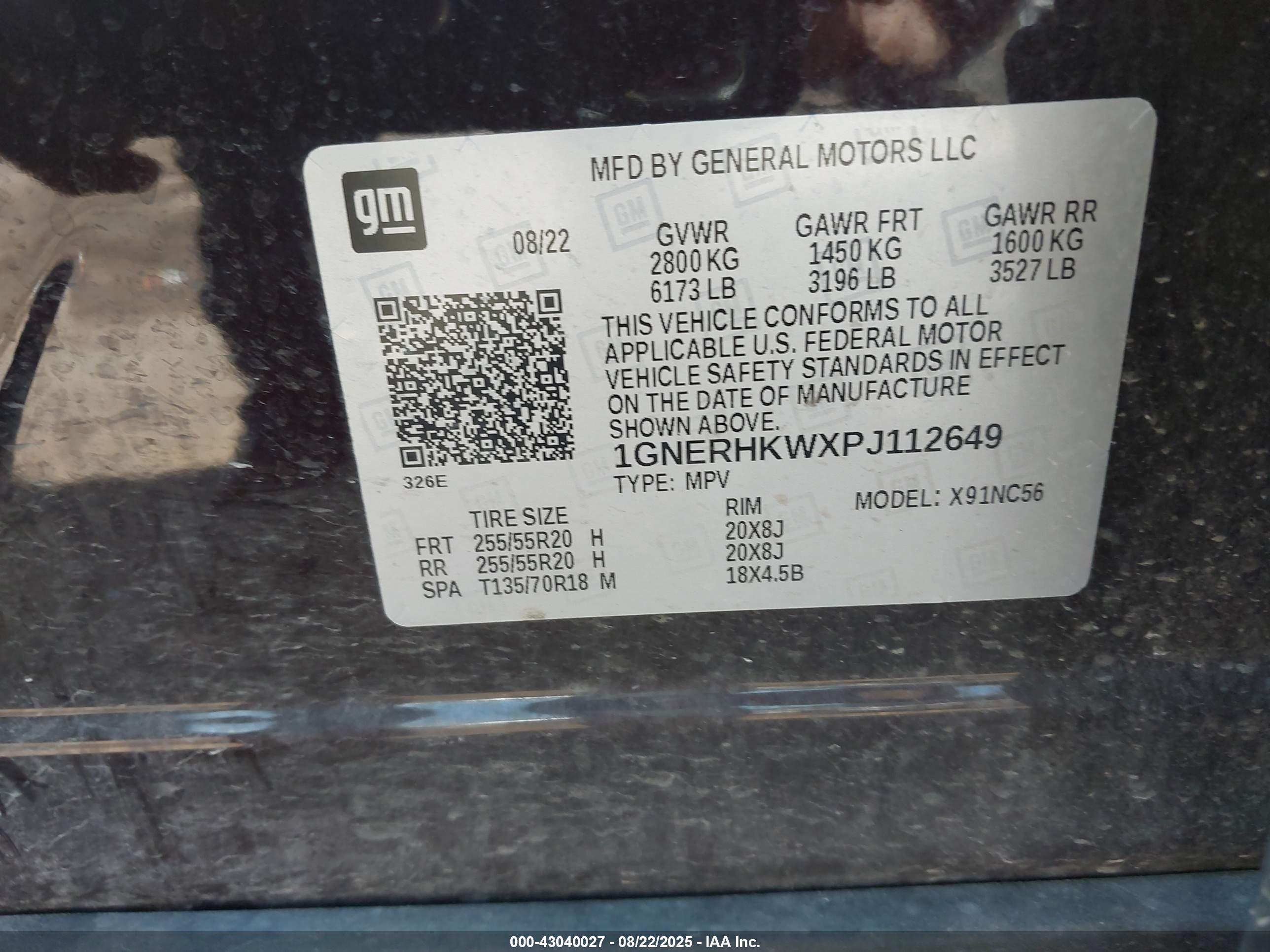 CHEVROLET TRAVERSE image 9