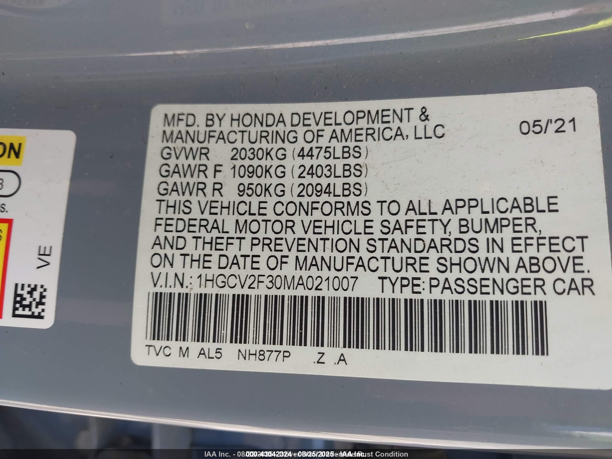 HONDA ACCORD image 9