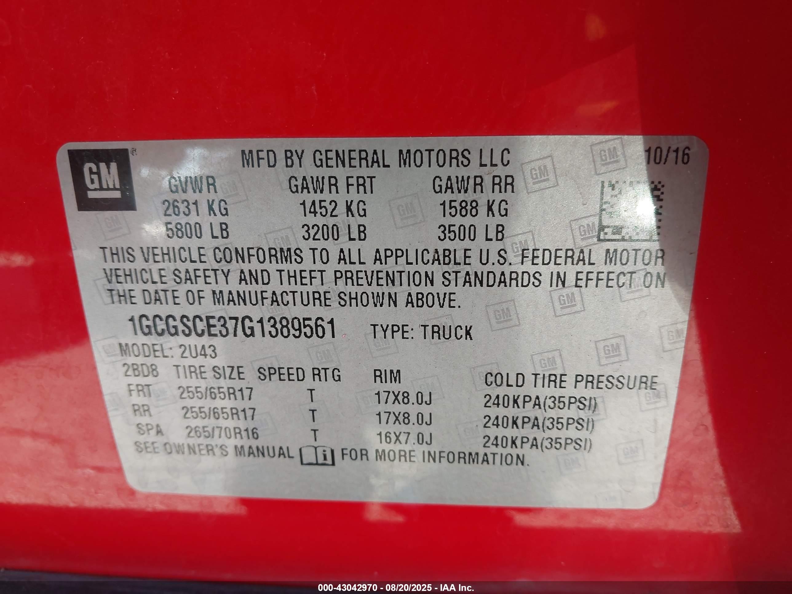 CHEVROLET COLORADO image 9