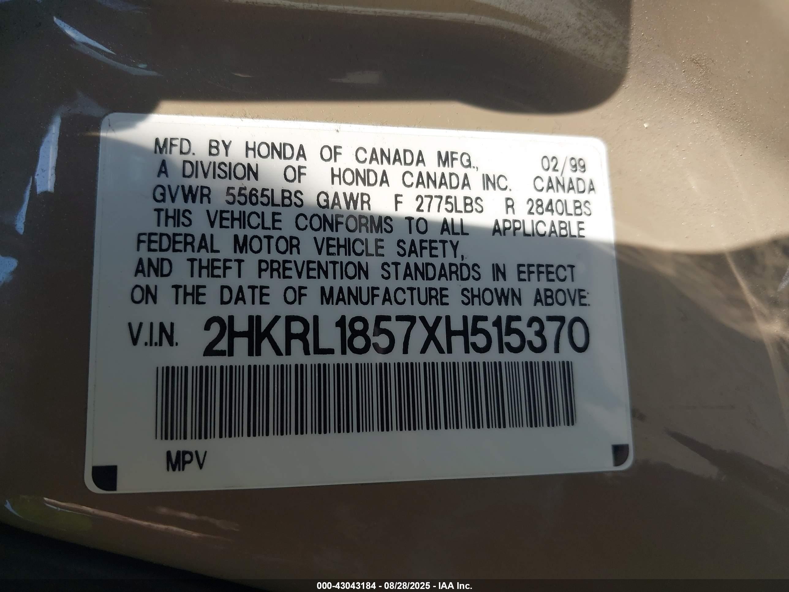 HONDA ODYSSEY image 9