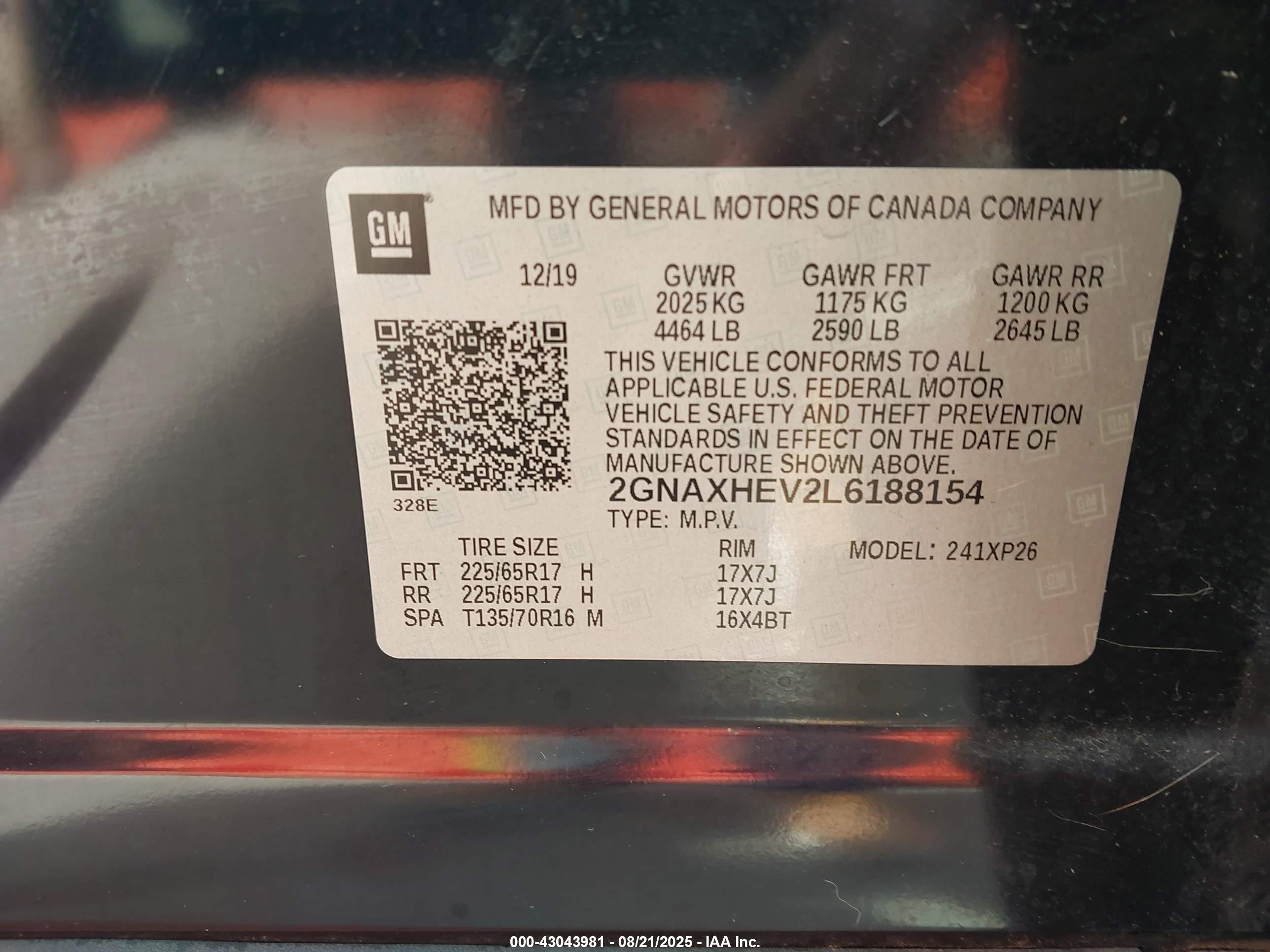 CHEVROLET EQUINOX image 9
