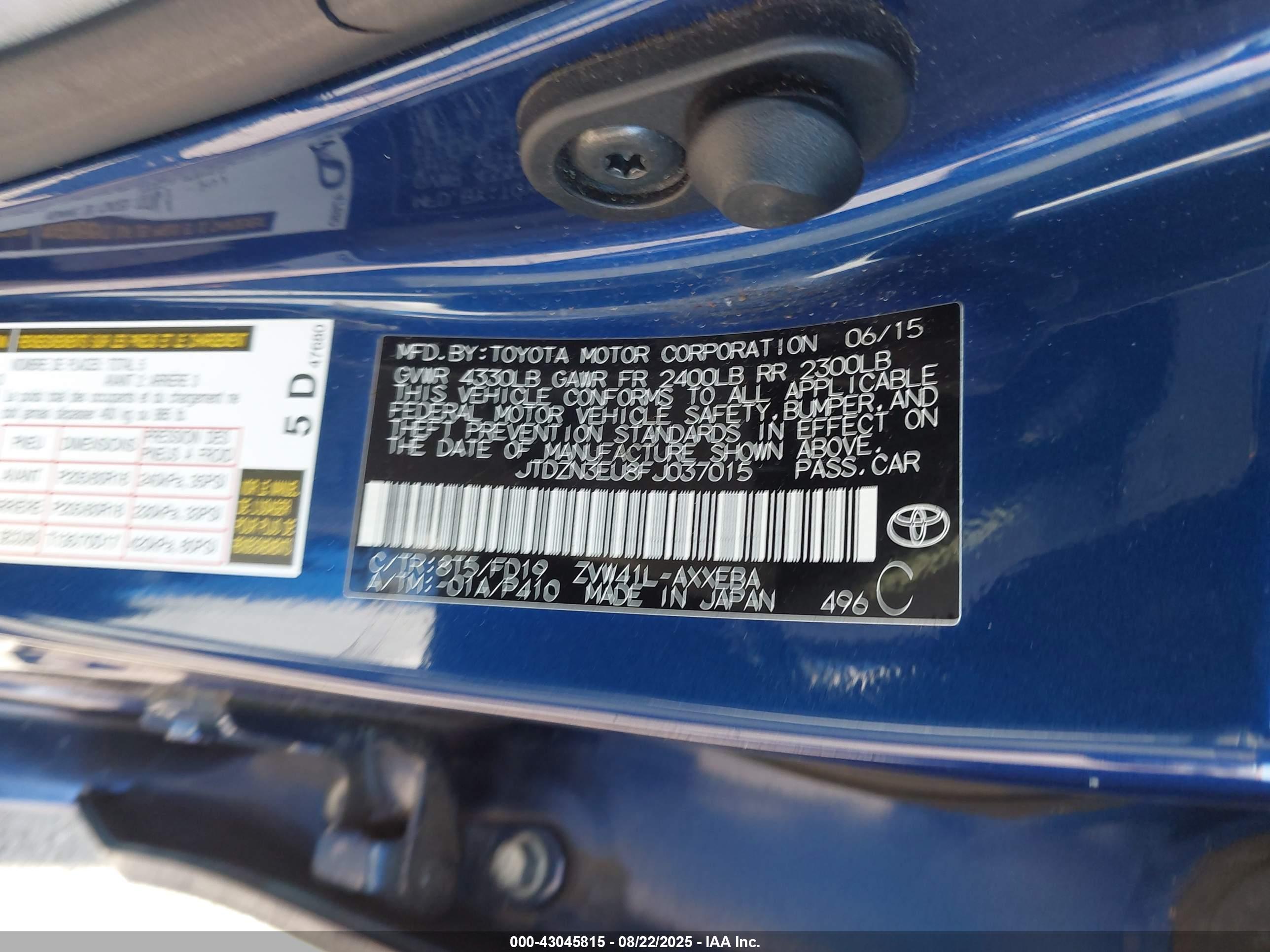 TOYOTA PRIUS image 9