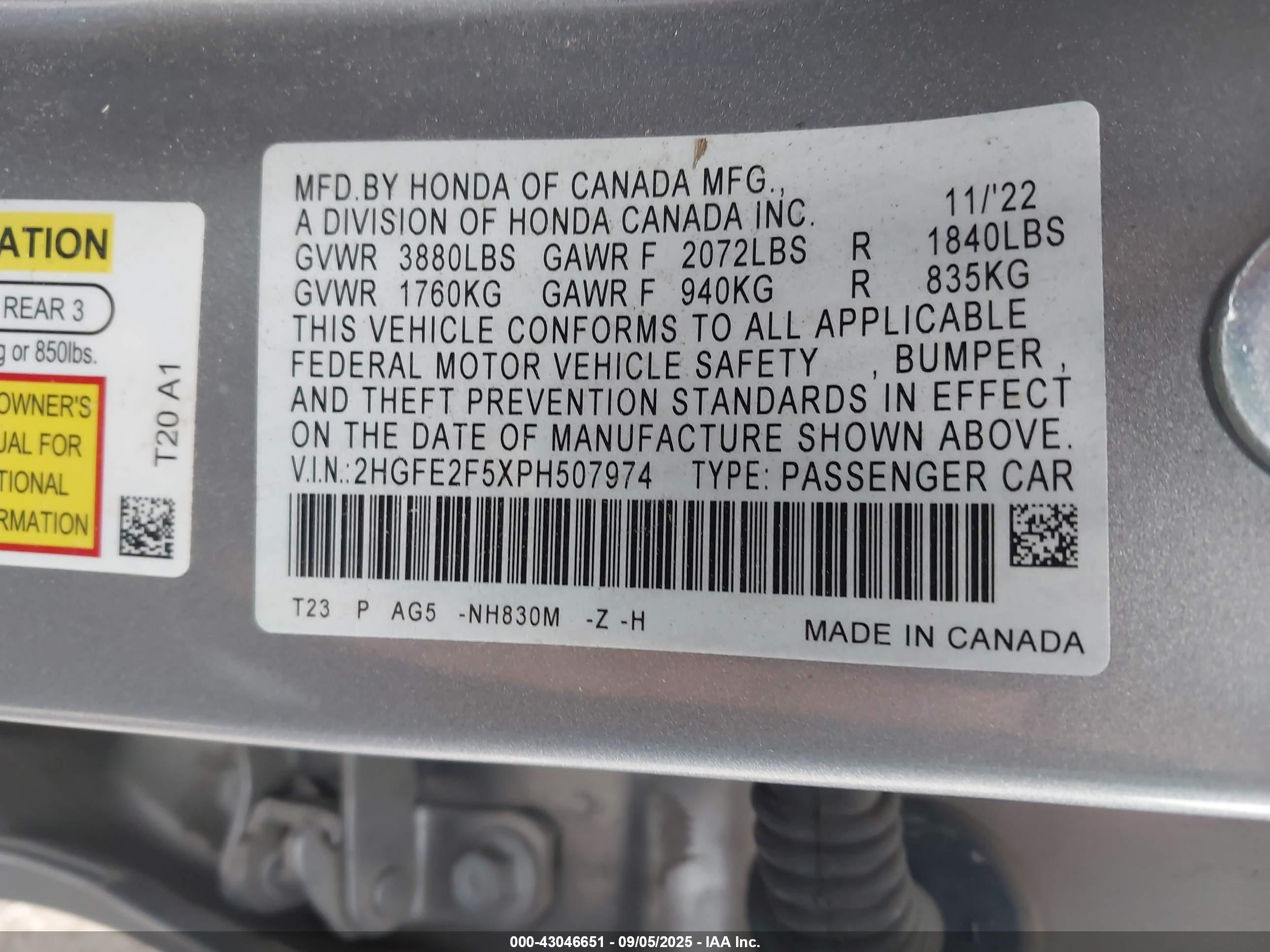 HONDA CIVIC image 9