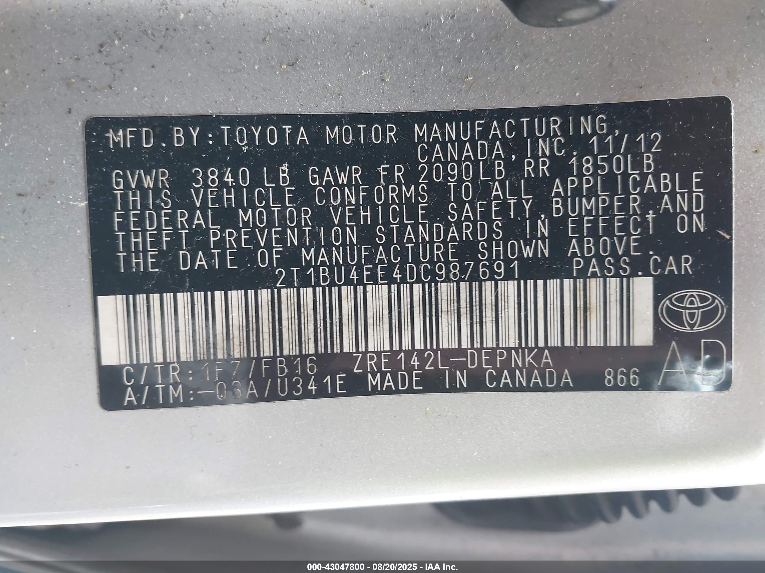 TOYOTA COROLLA image 9