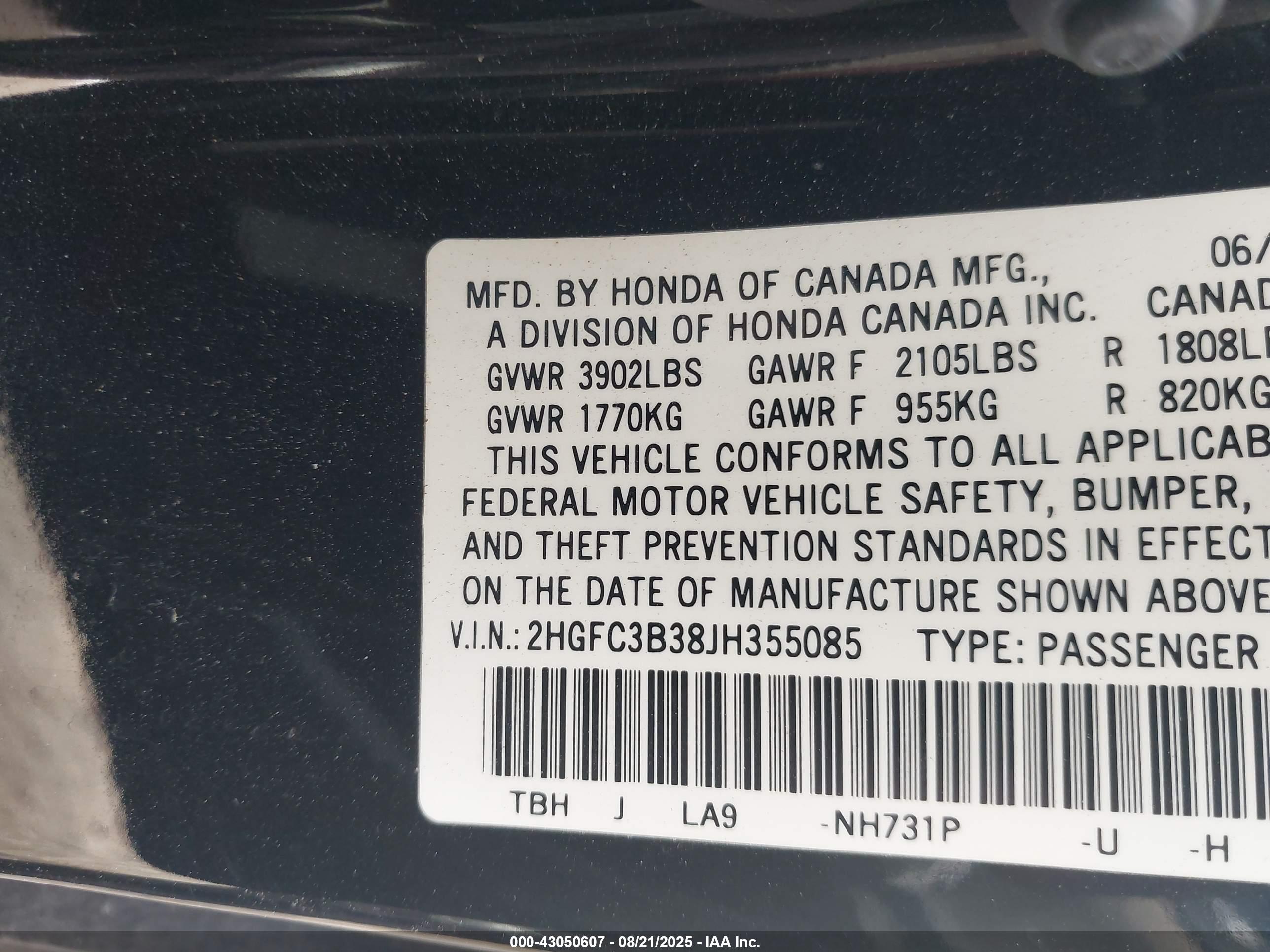 HONDA CIVIC image 9