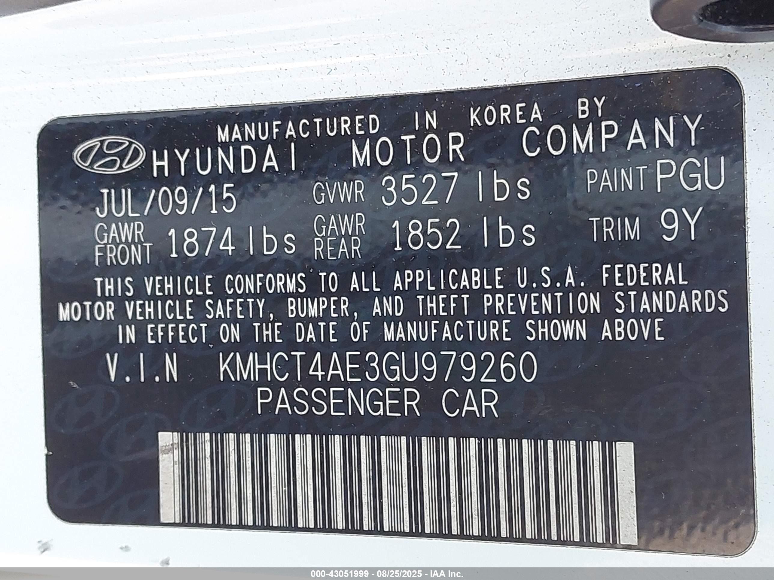 HYUNDAI ACCENT image 9