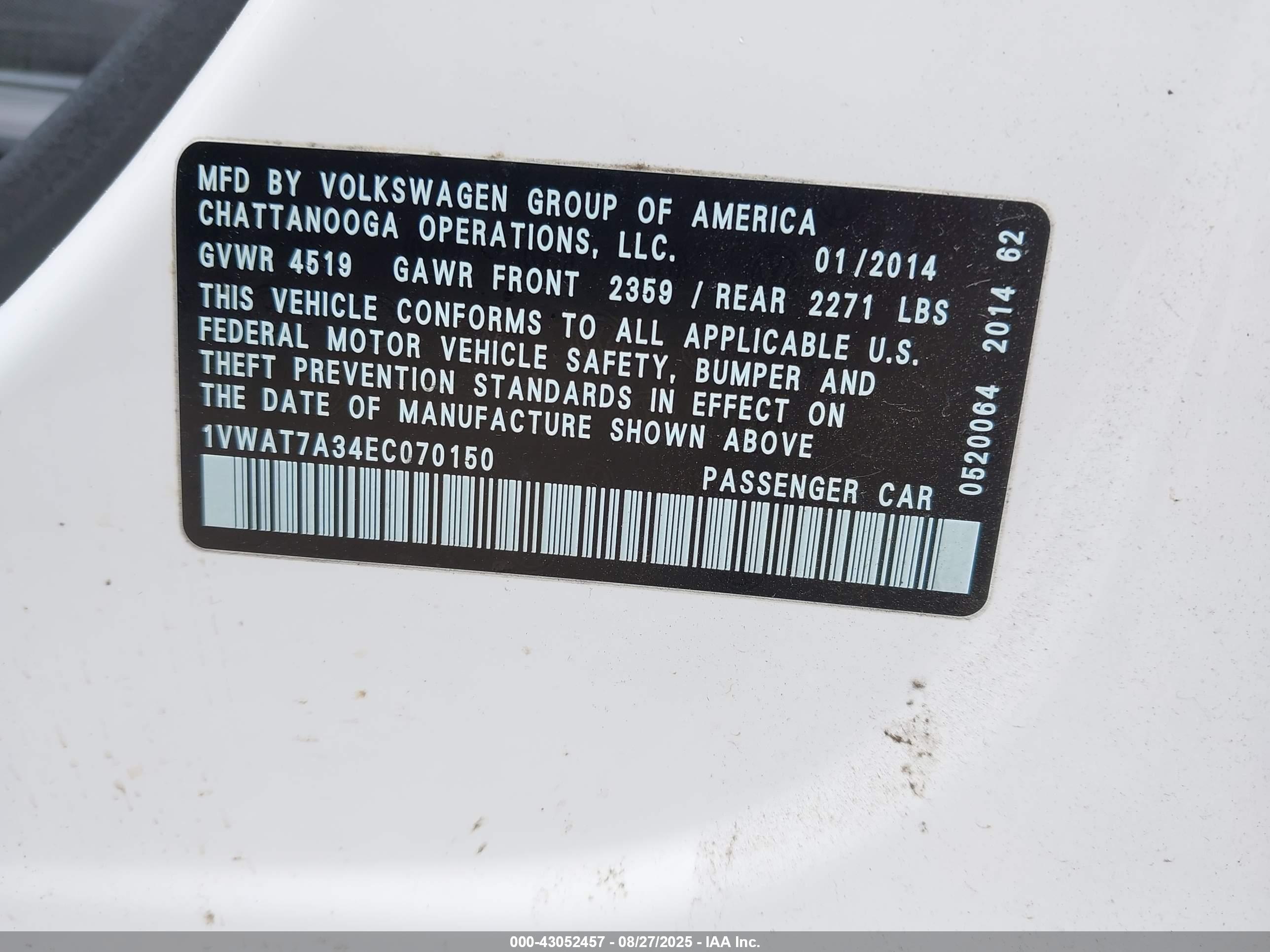 VOLKSWAGEN PASSAT image 9