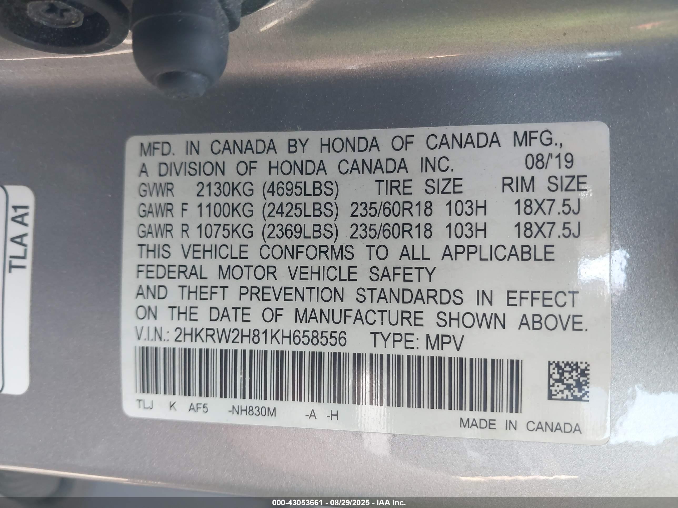 HONDA CR-V image 9