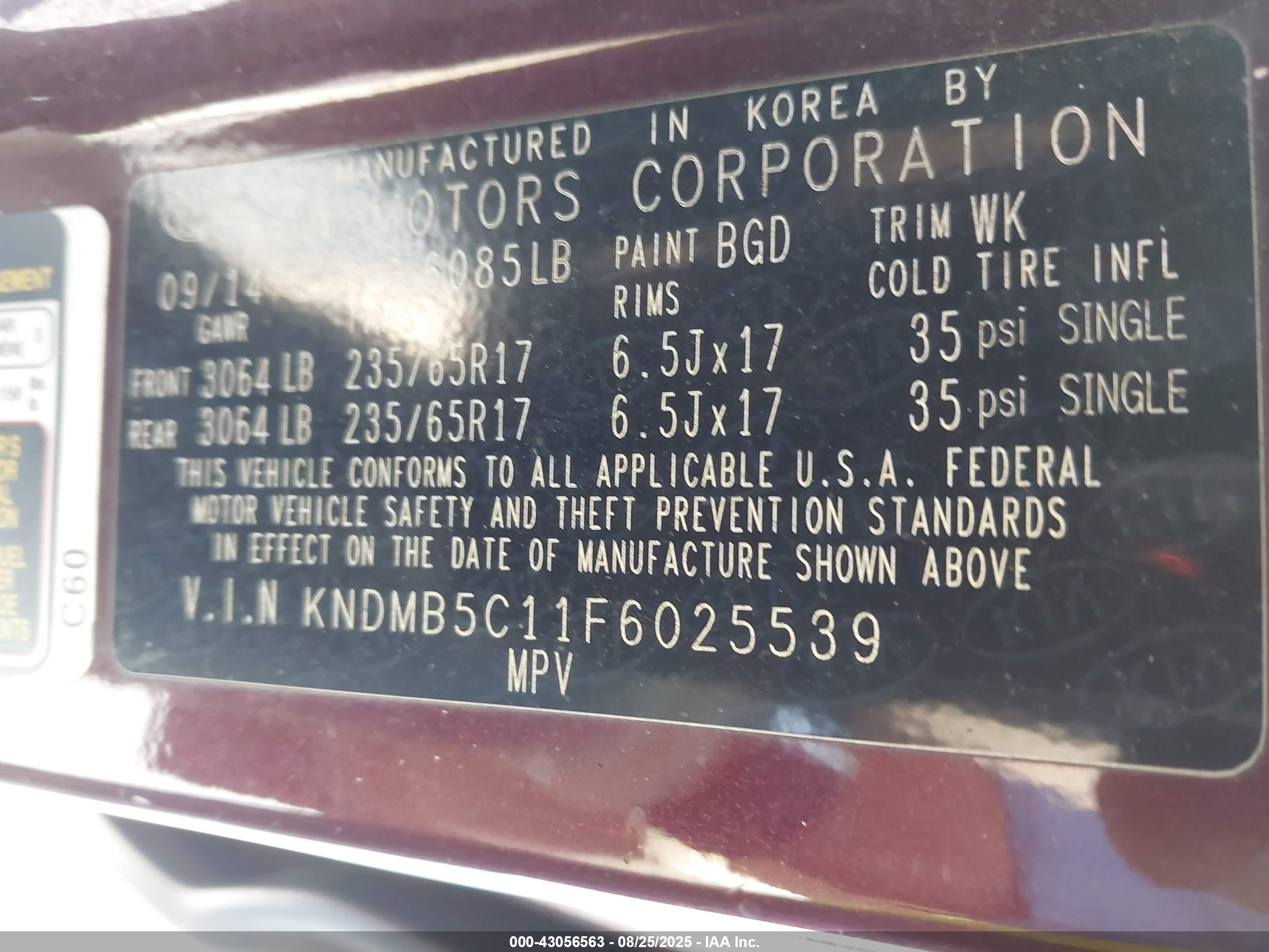 KIA SEDONA image 9