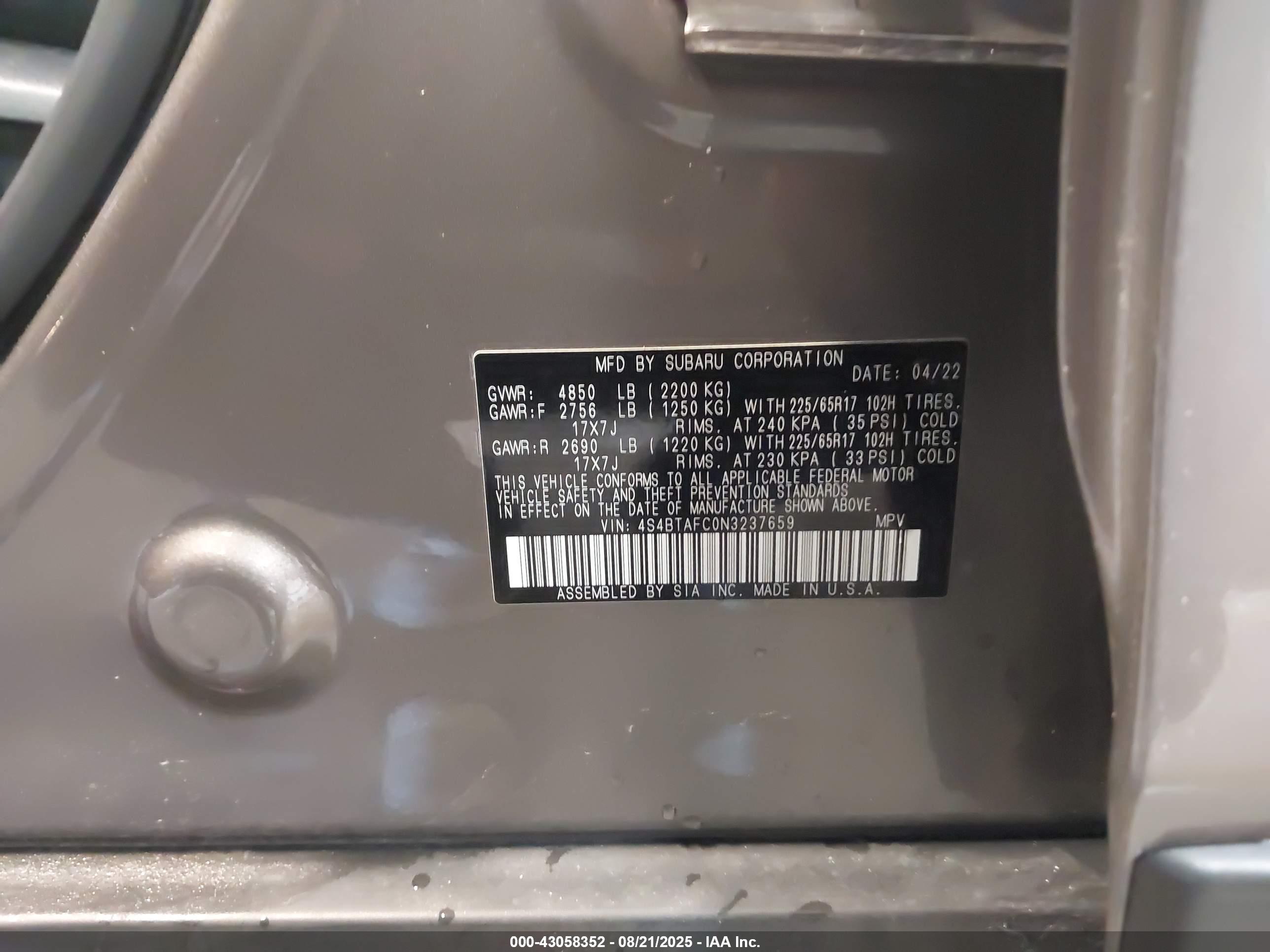 SUBARU OUTBACK image 9
