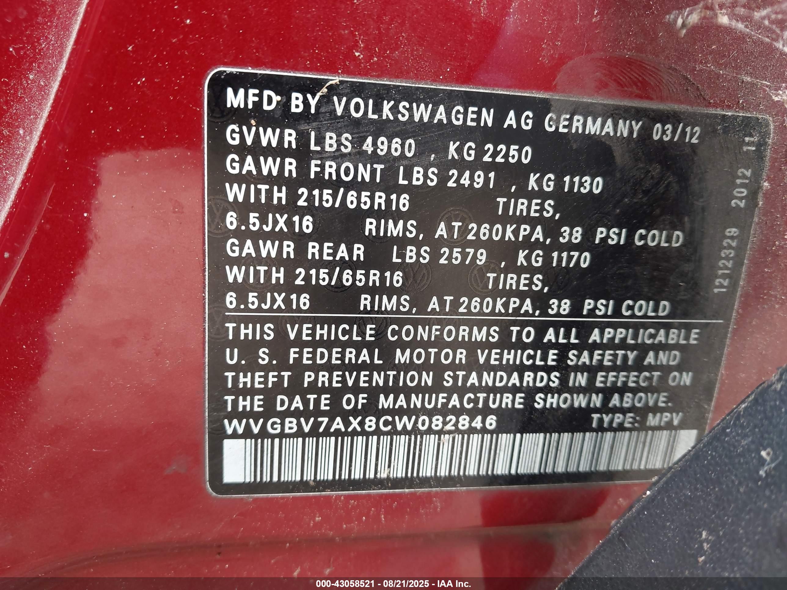 VOLKSWAGEN TIGUAN image 9
