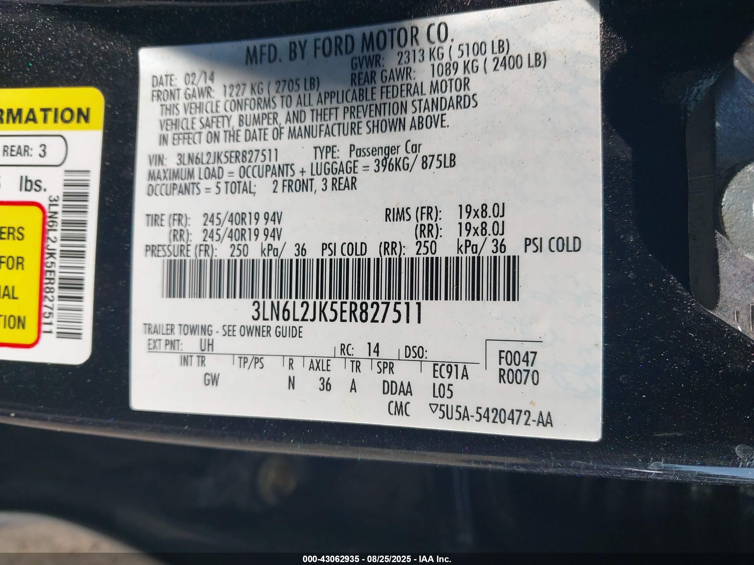 LINCOLN MKZ image 9