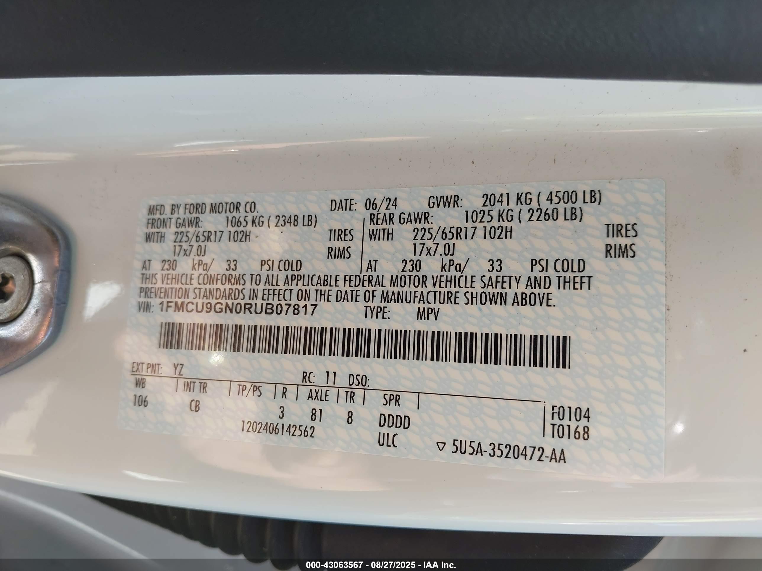 FORD ESCAPE image 9