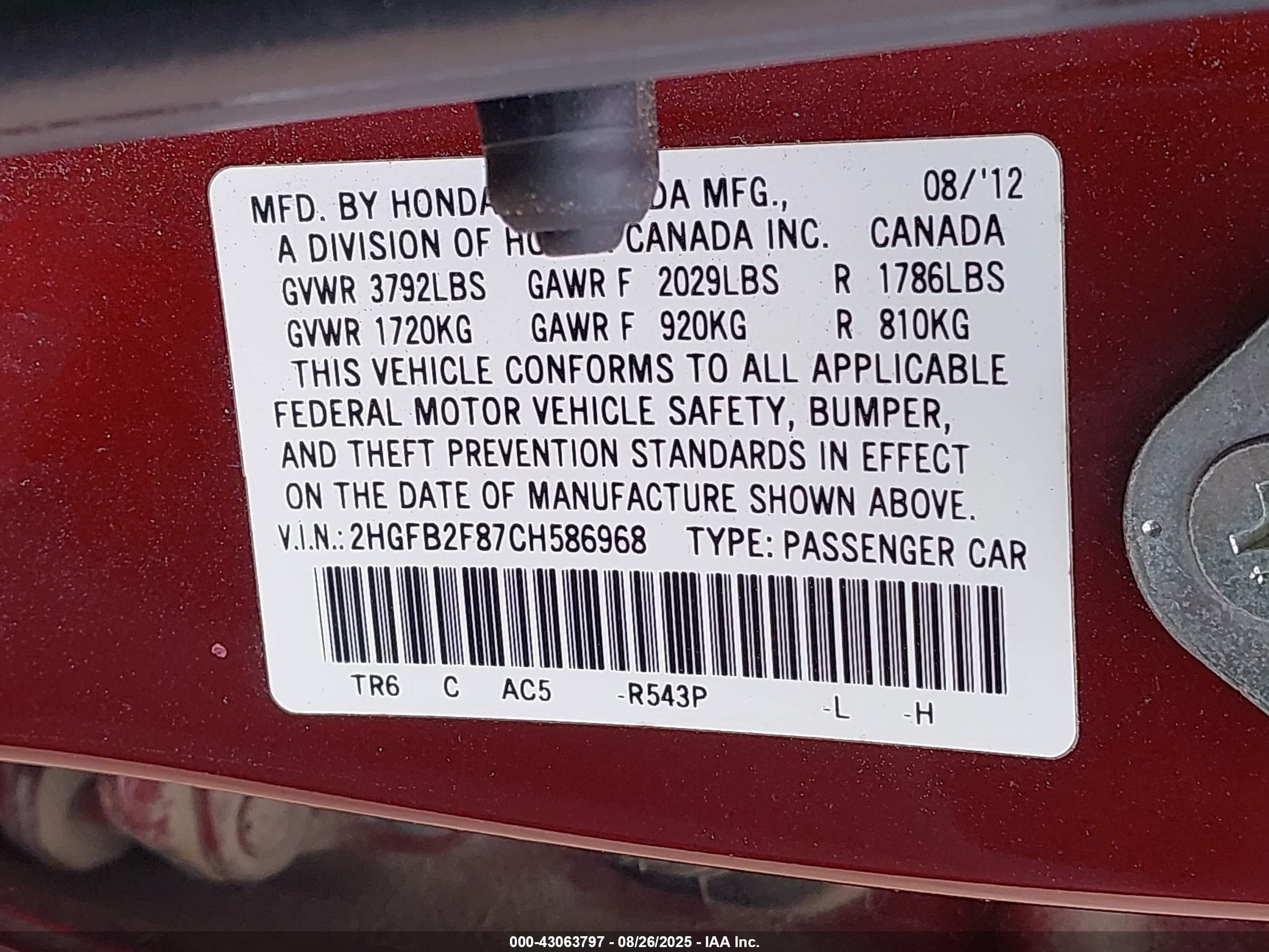 HONDA CIVIC image 9
