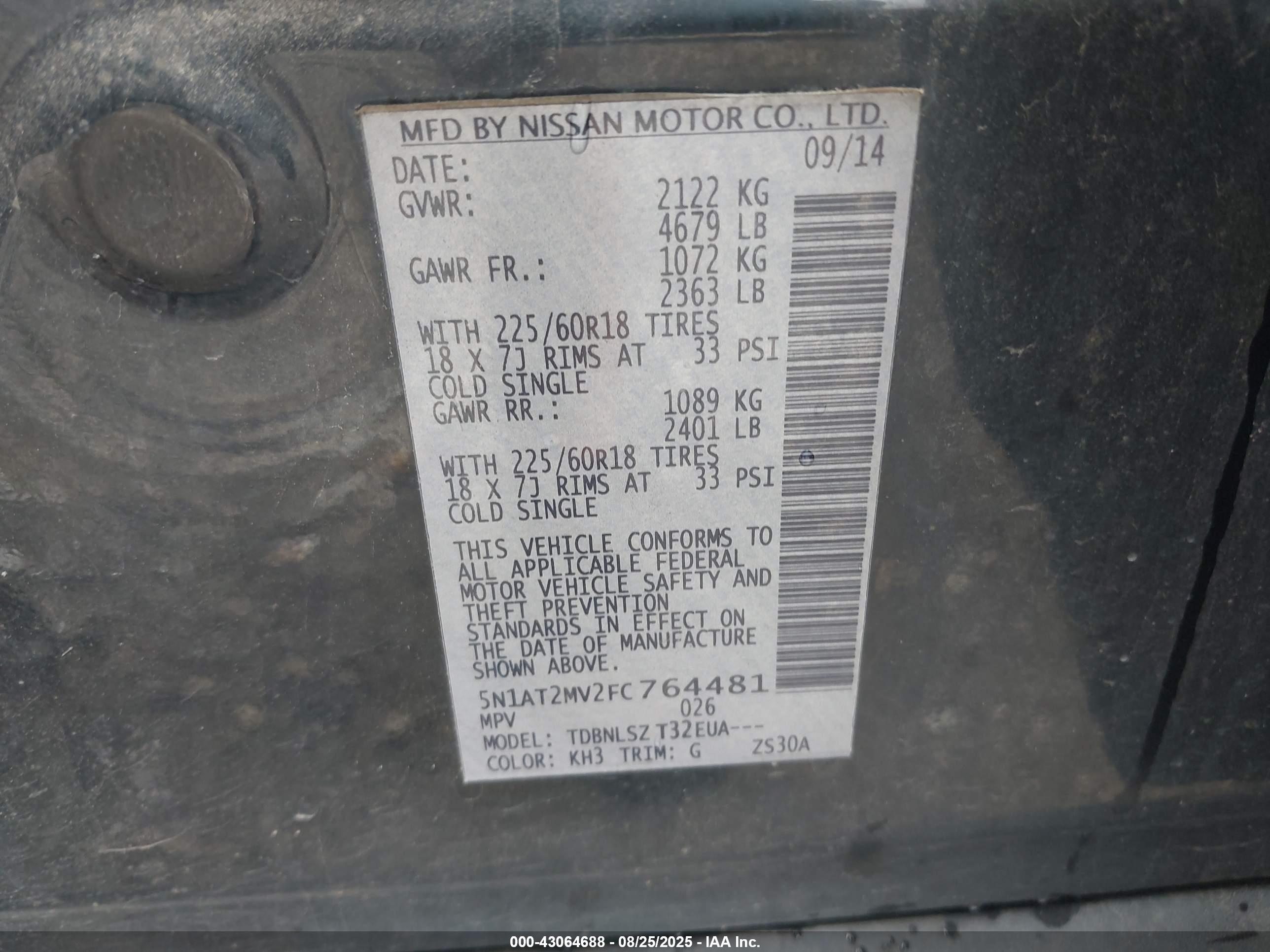 NISSAN ROGUE image 9