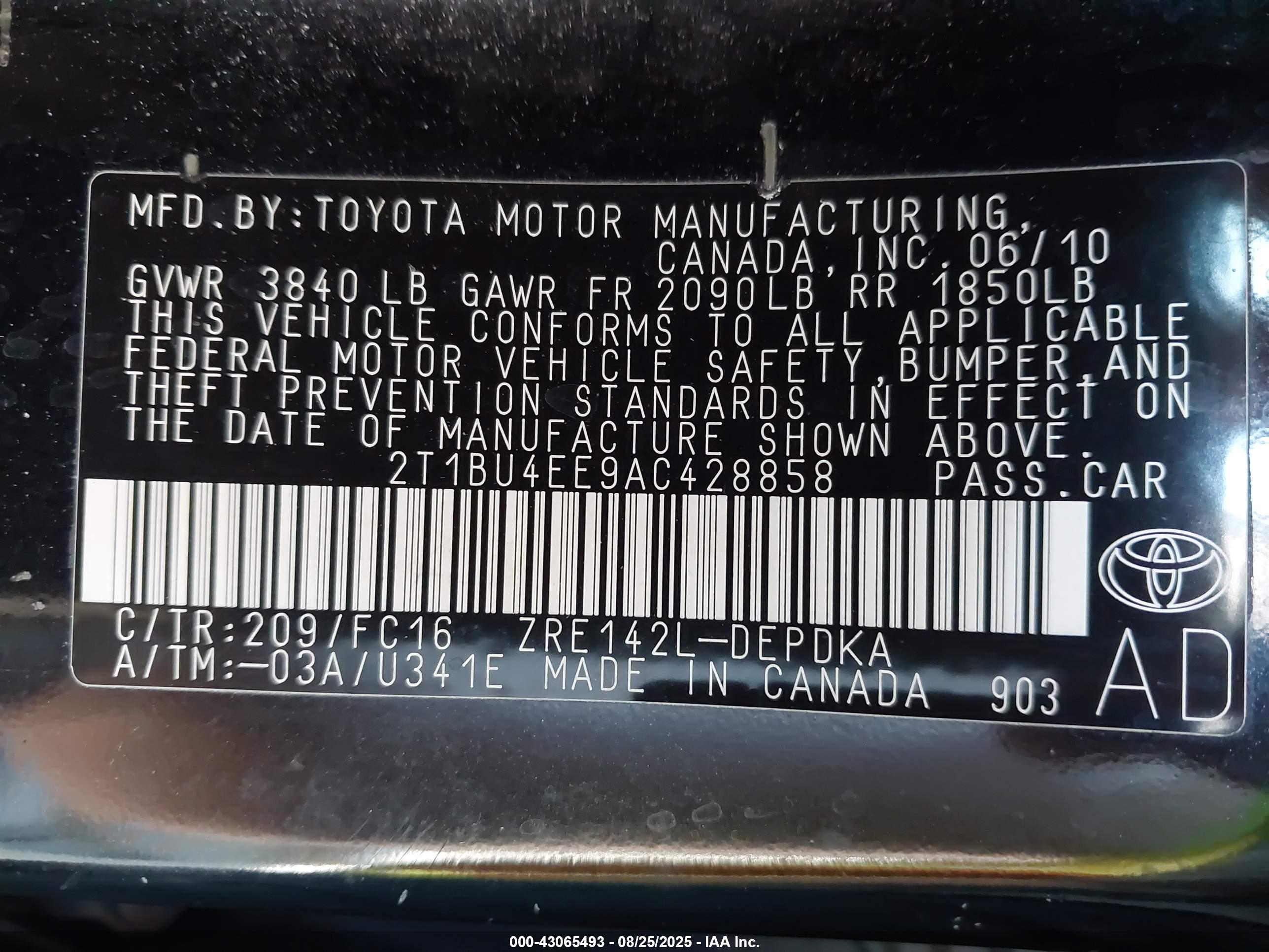 TOYOTA COROLLA image 9