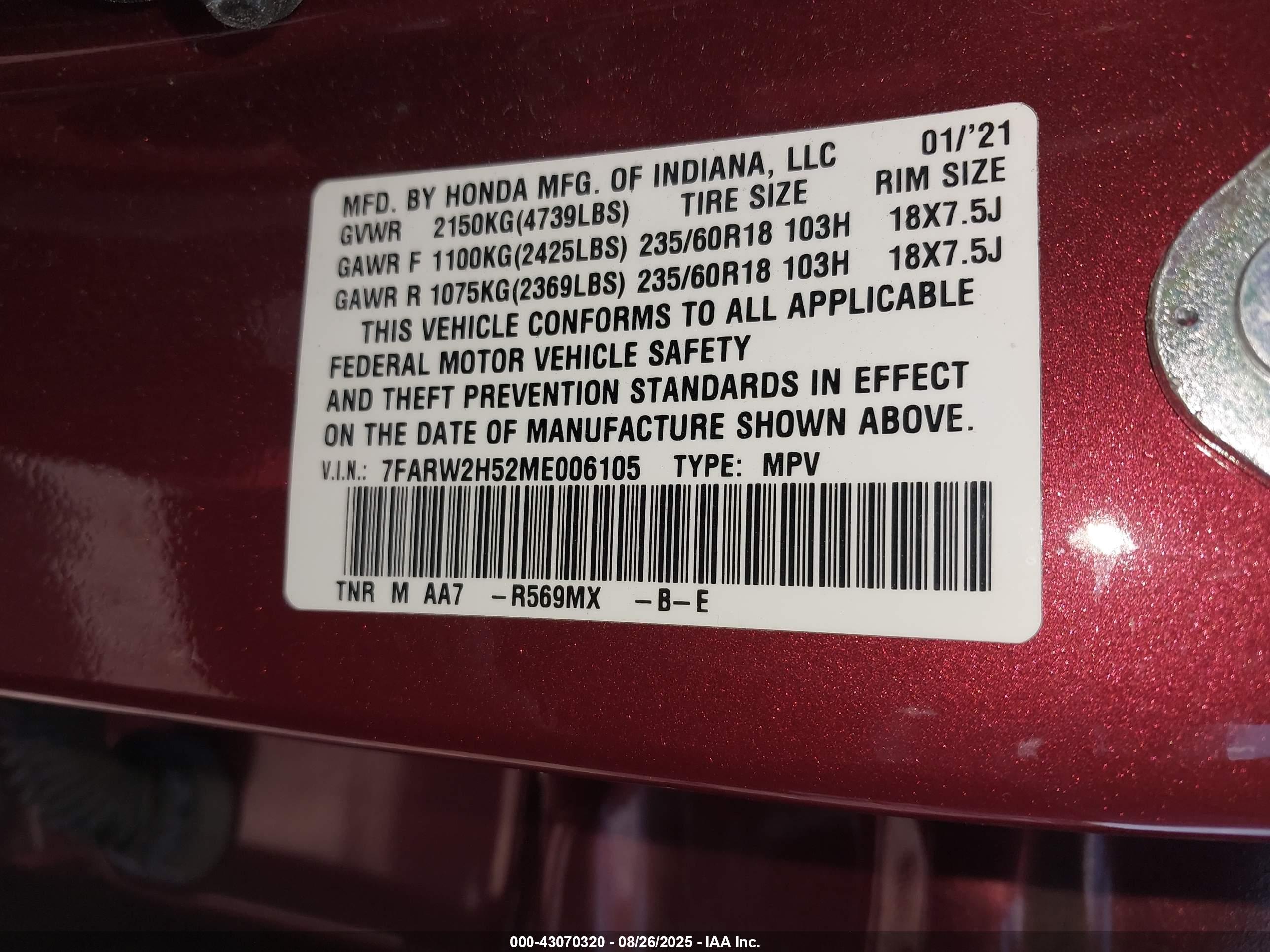 HONDA CR-V image 9