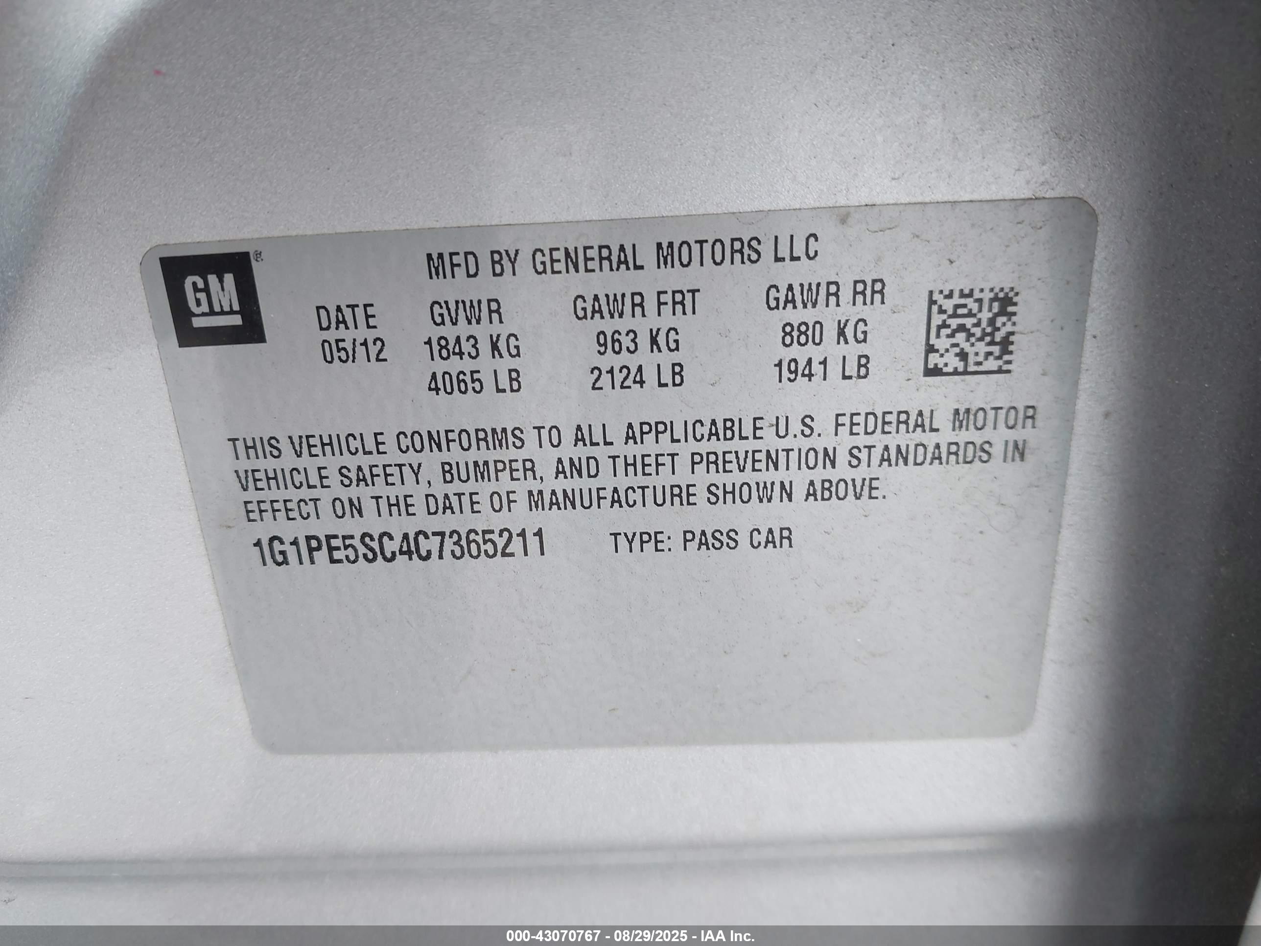 CHEVROLET CRUZE image 9