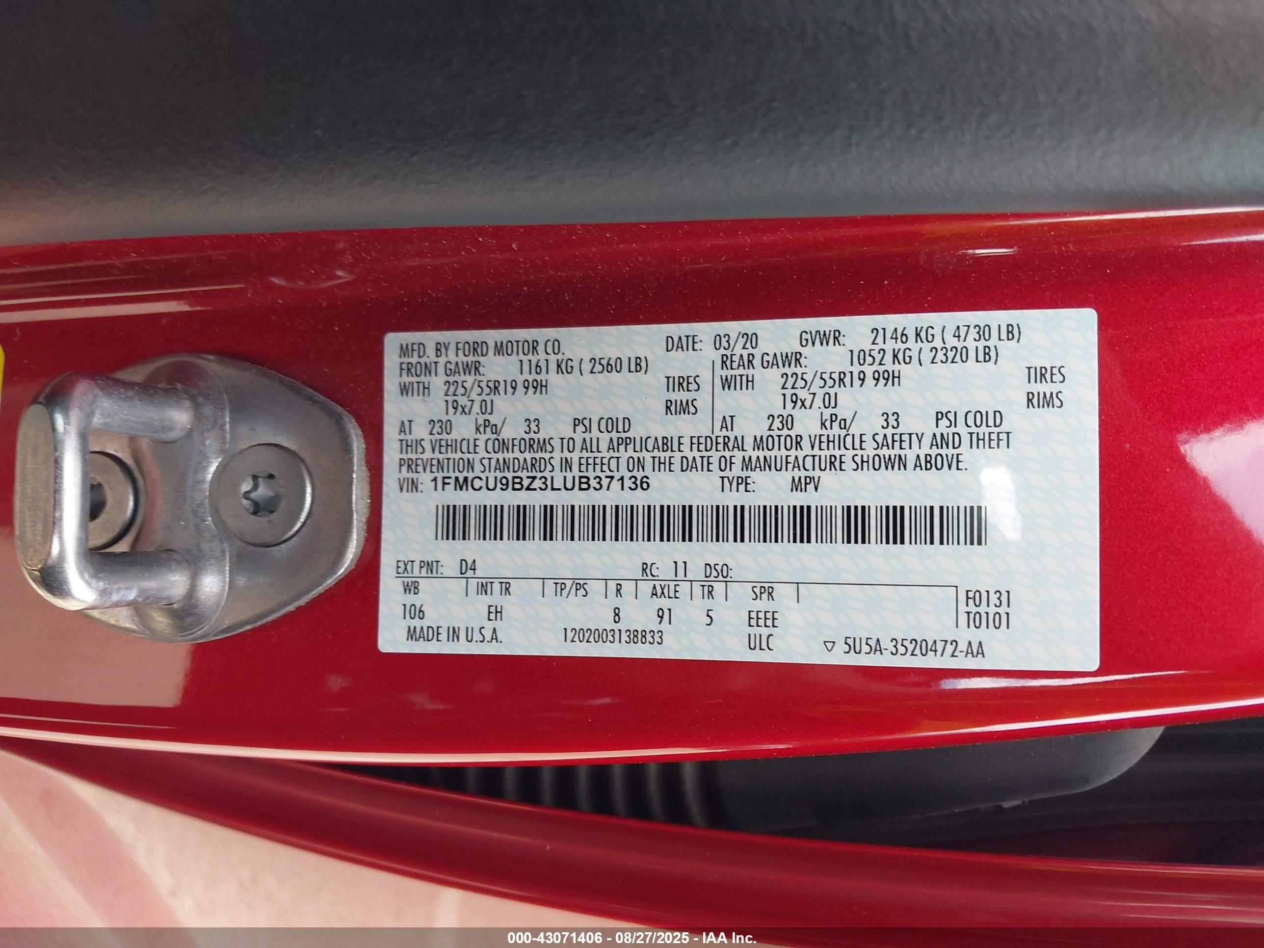 FORD ESCAPE image 9