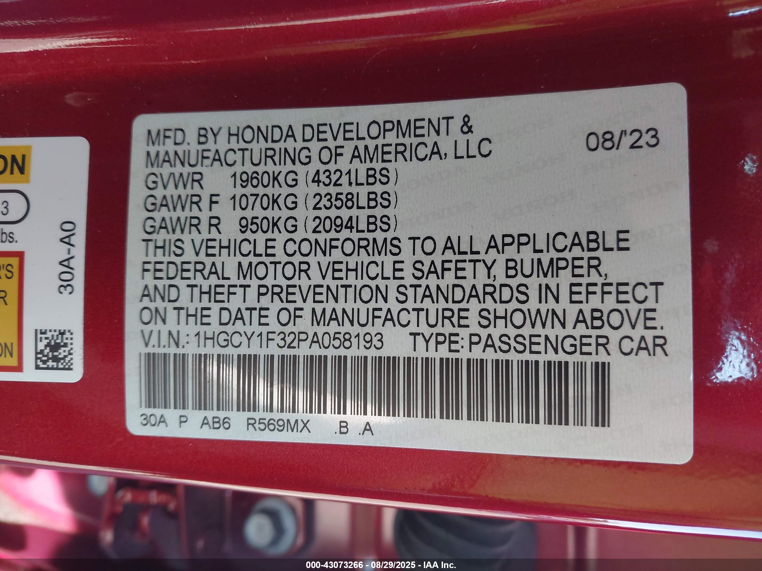 HONDA ACCORD image 9