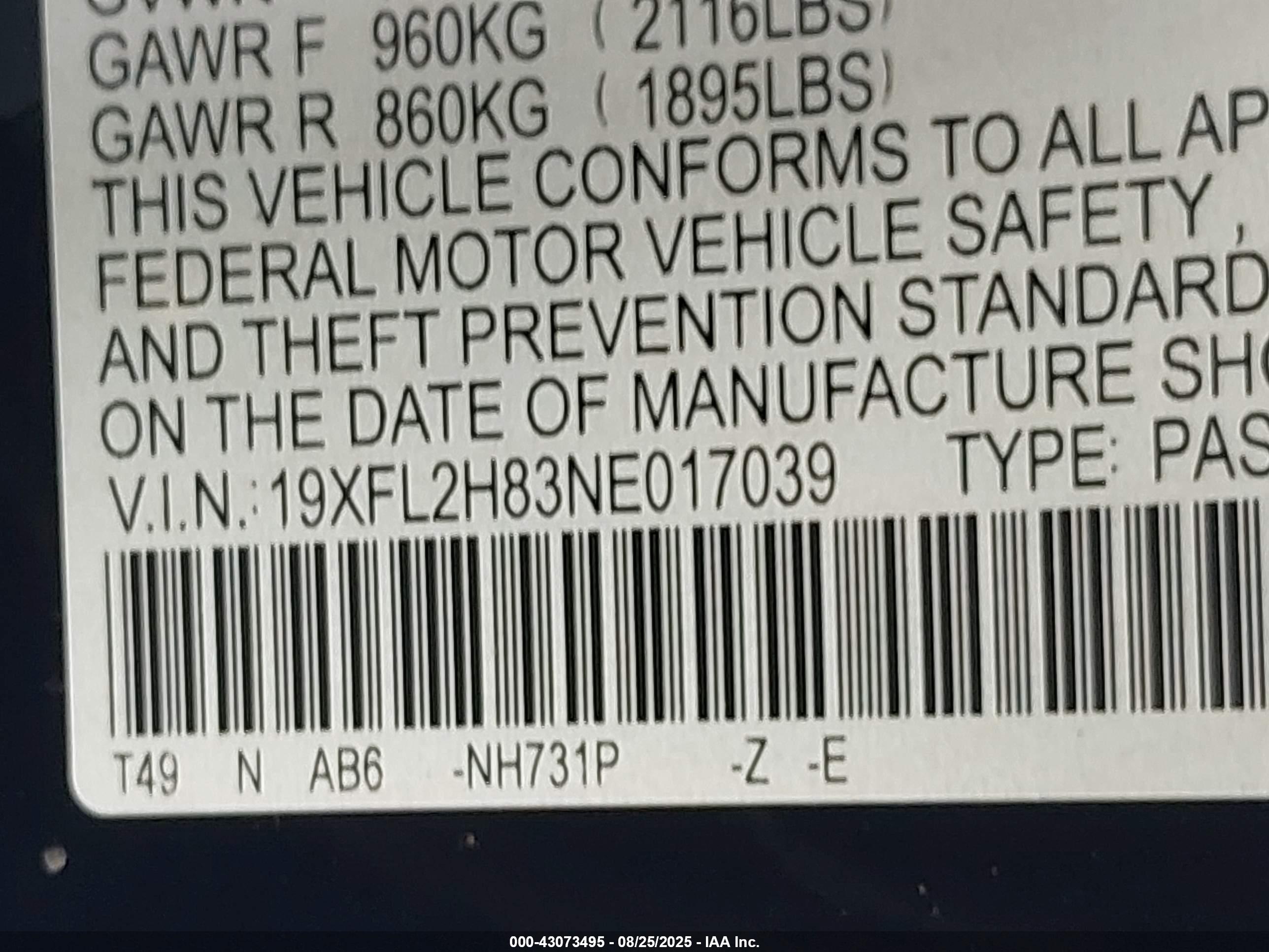 HONDA CIVIC image 9