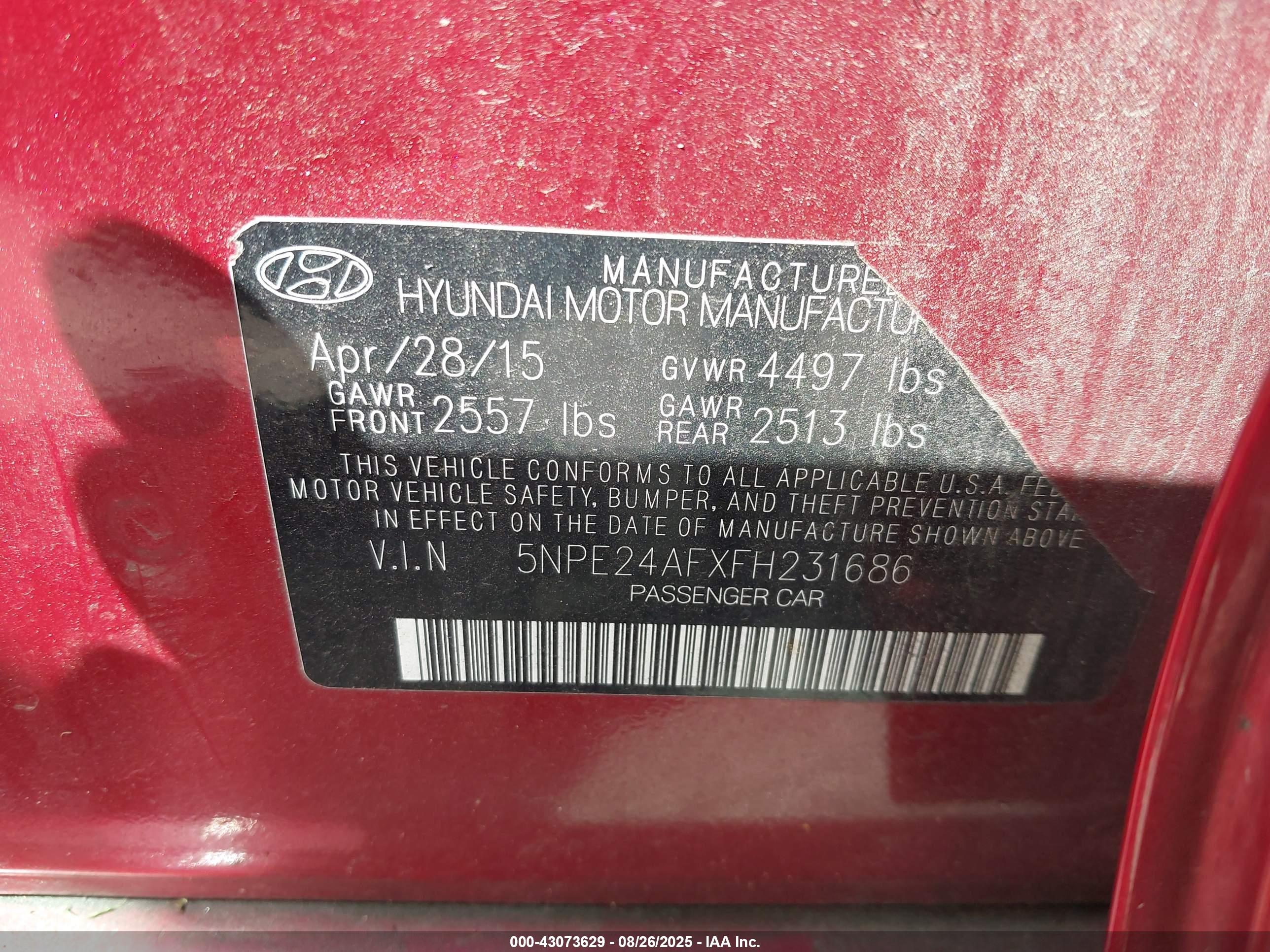 HYUNDAI SONATA image 9