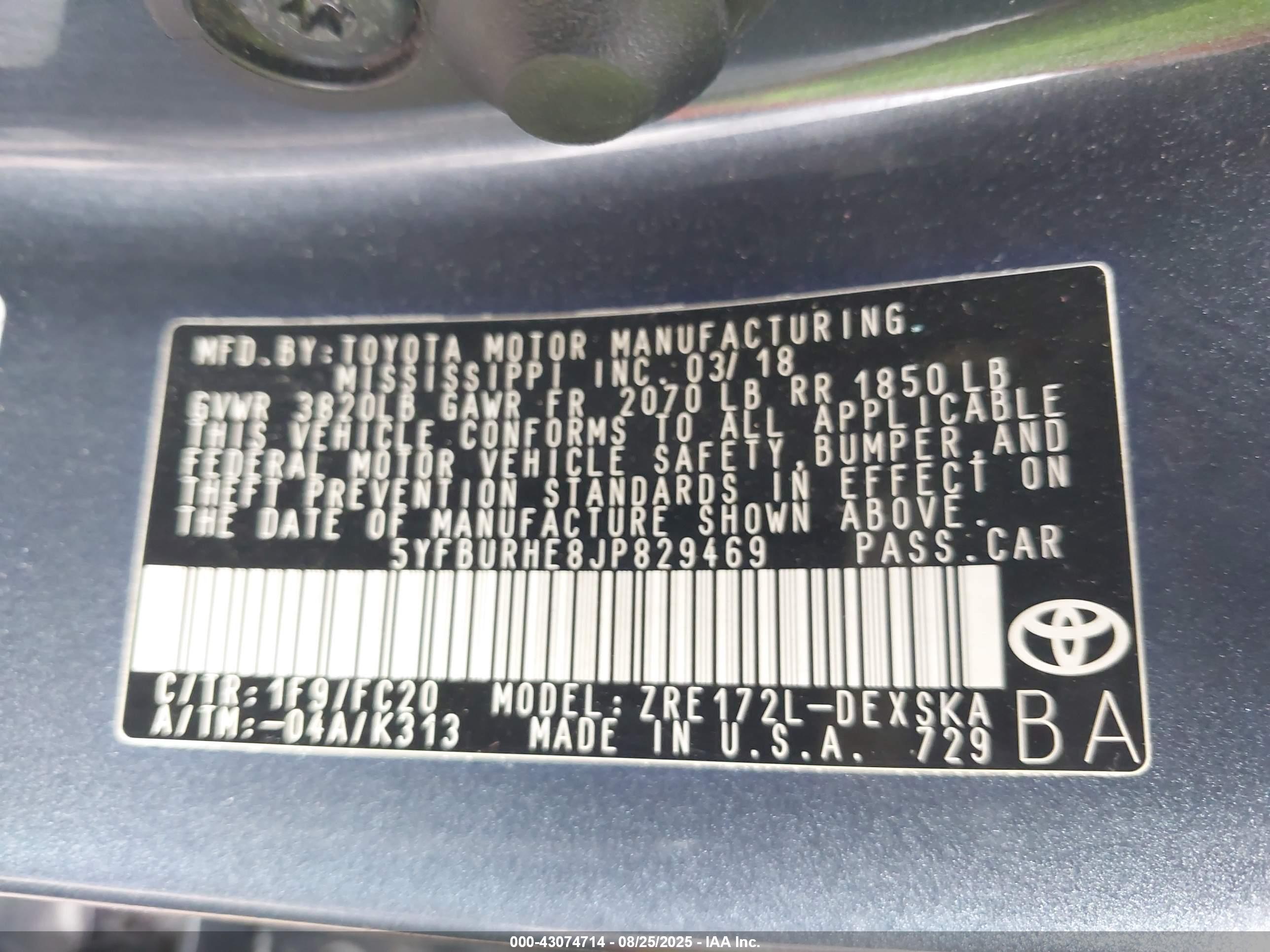 TOYOTA COROLLA image 9