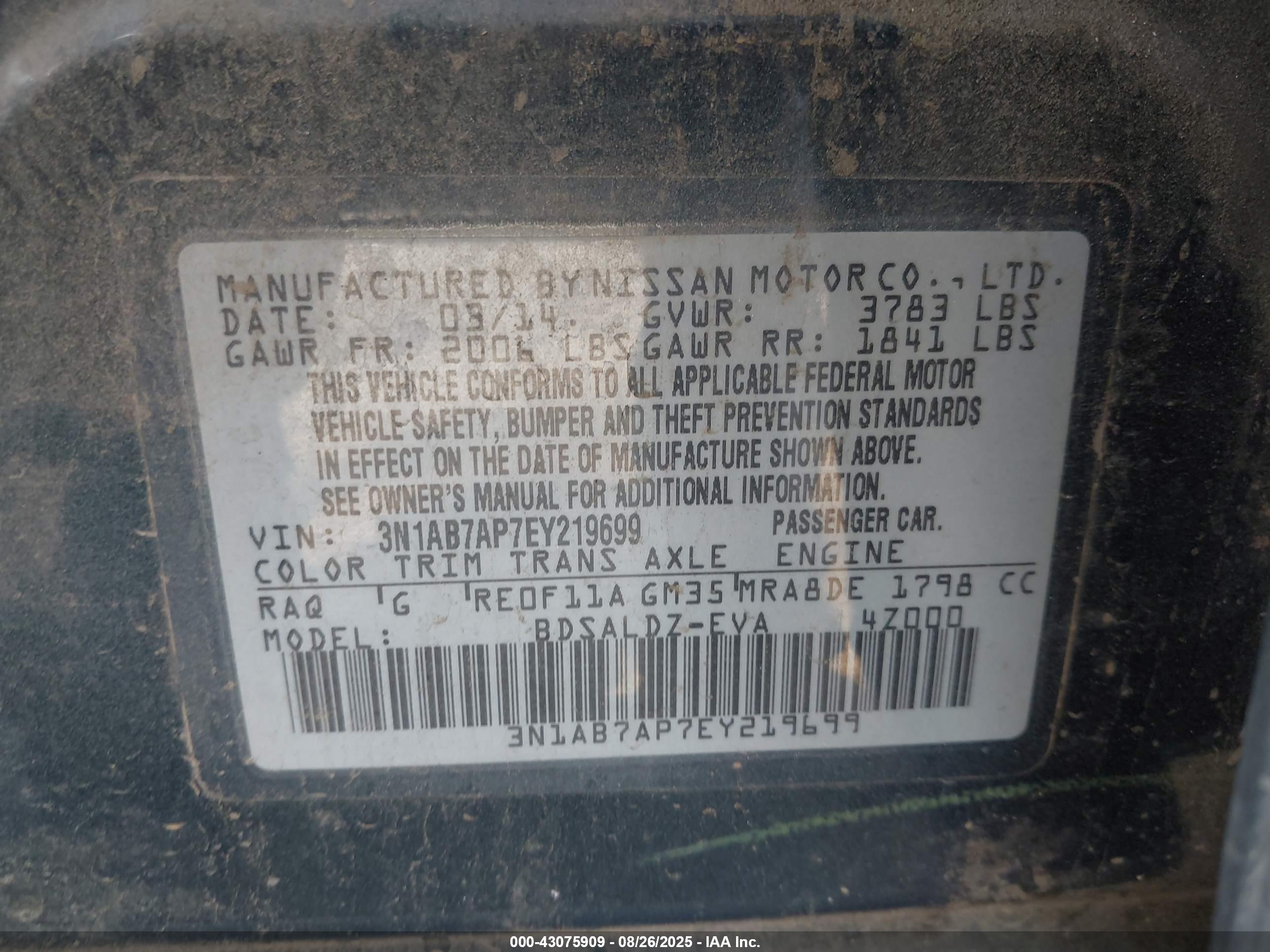 NISSAN SENTRA image 9